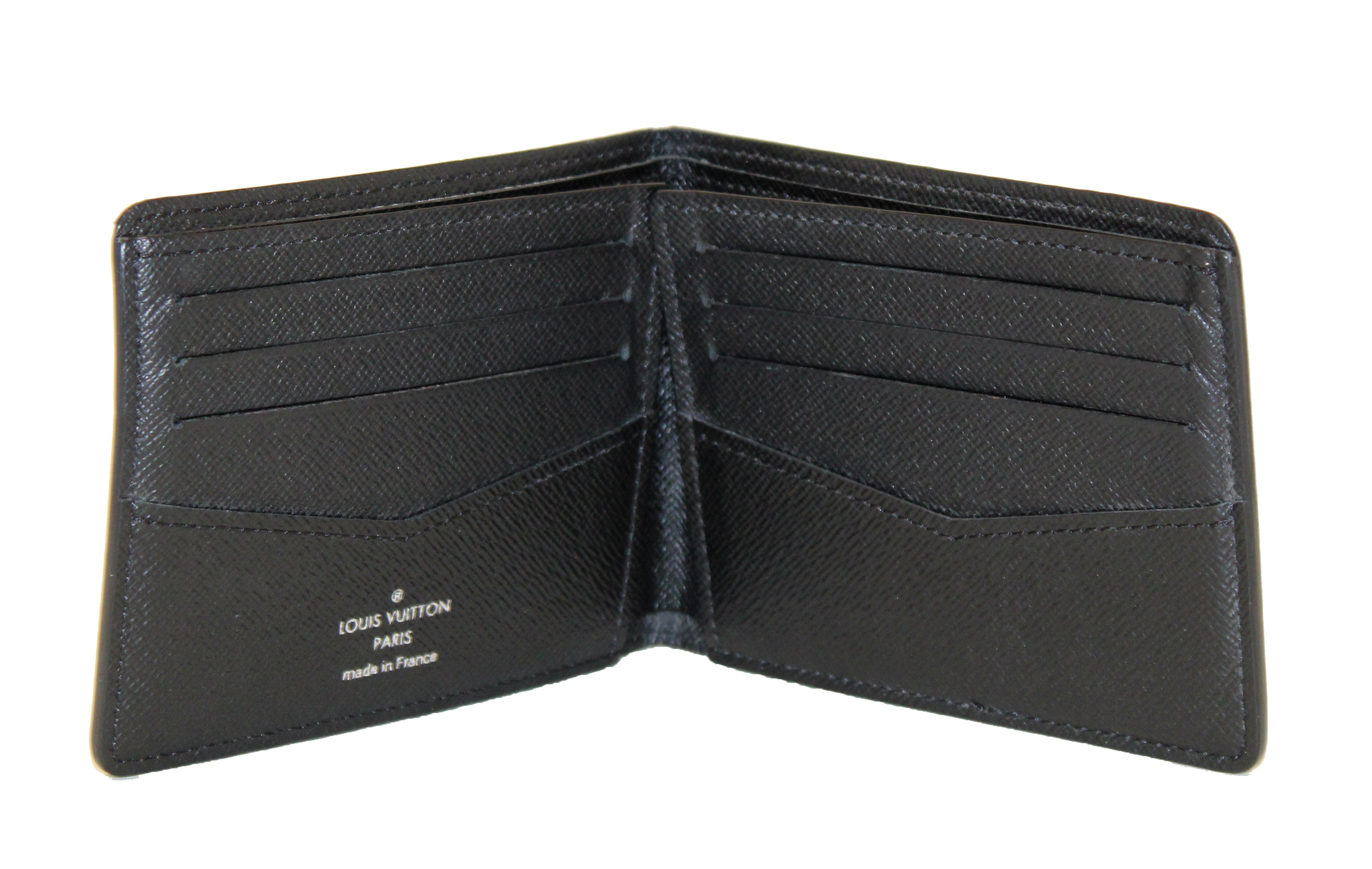Authentic Louis Vuitton Damier Graphite Canvas Men's Slim Wallet - Luxury RFID-Blocking Bifold Wallet for Everyday Use & Travel Essentials