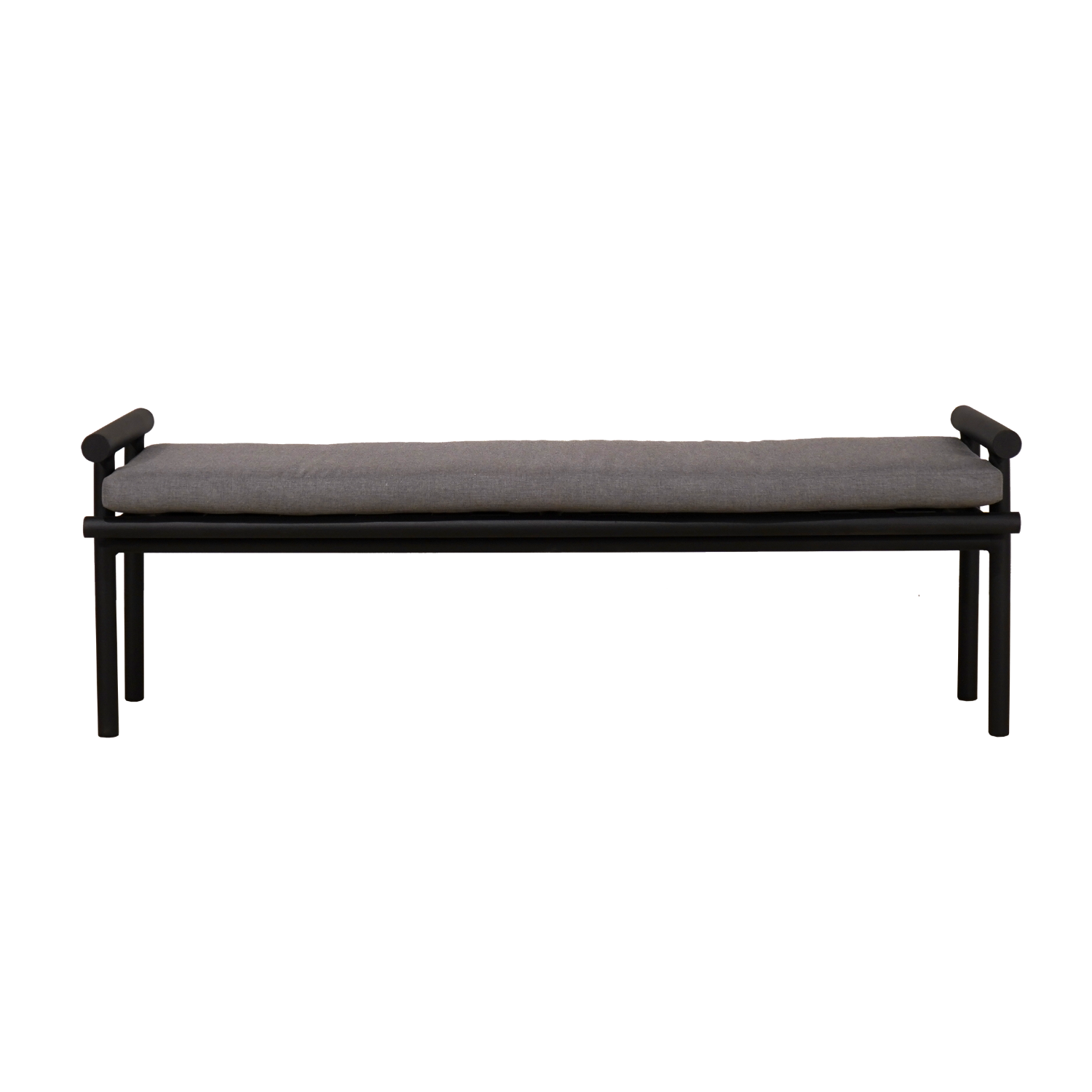 Andreas Wooden Bench - Modern Outdoor Garden Bench with Backrest, Durable & Weather-Resistant - Perfect for Patio, Deck, Backyard, and Garden Seating