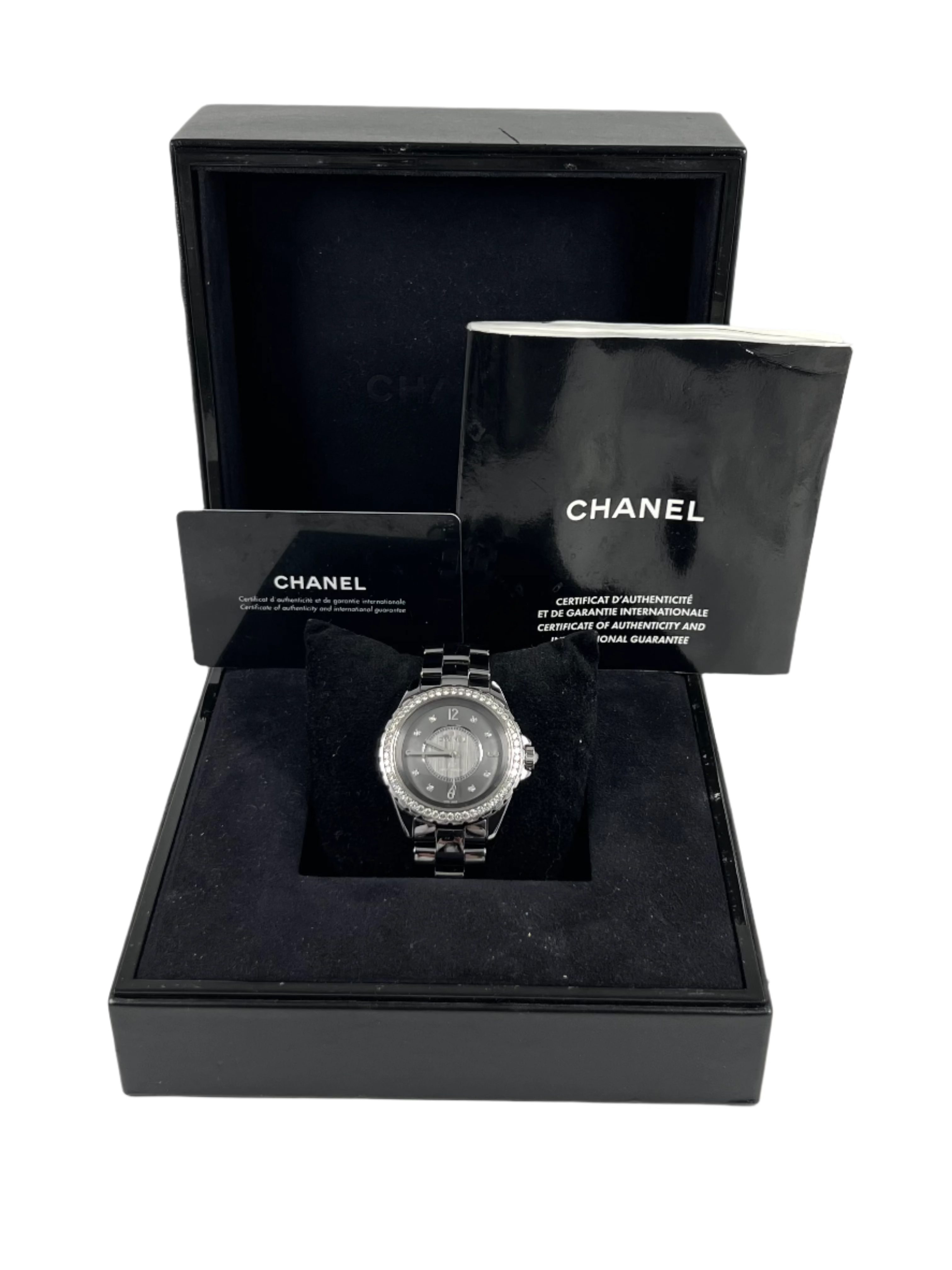 Chanel J12 Chromatic Titanium Ceramic & Diamond Ladies Watch - Luxury Women's Timepiece for Formal Events, Business Meetings & Special Occasions