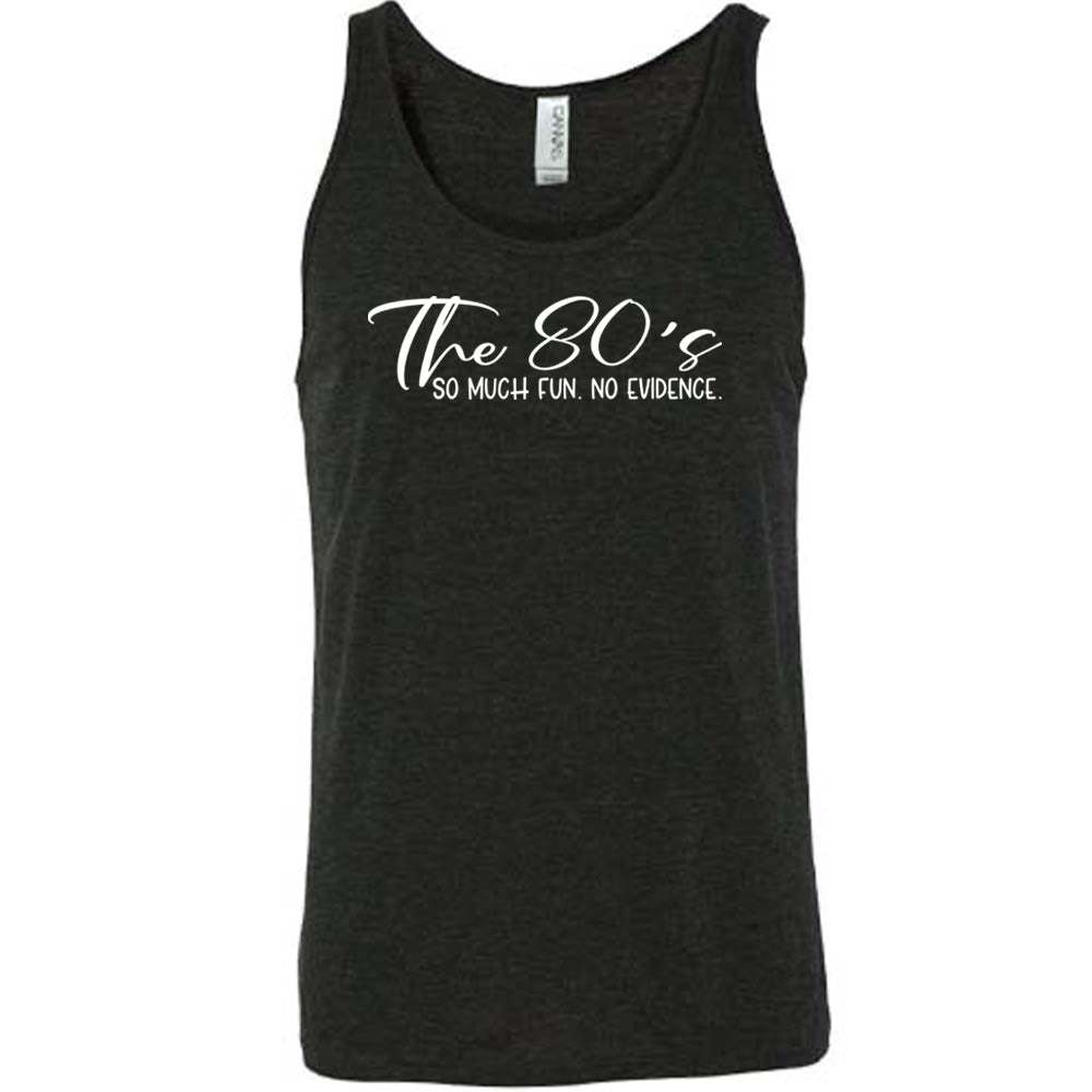 Vintage 80s So Much Fun No Evidence Graphic T-Shirt - Unisex Retro Tee for Men & Women - Perfect for 80s Theme Parties, Casual Wear & Nostalgic Fashion