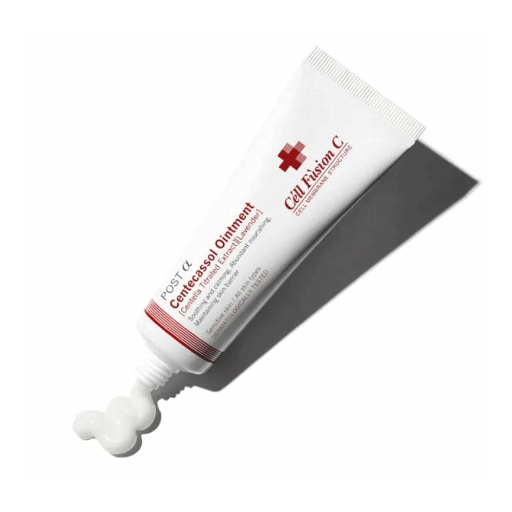 Cell Fusion C Centecassol Ointment 40ml - Korean Skin Repair Cream for Dry, Damaged Skin - Perfect for Night Care & Post-Procedure Recovery