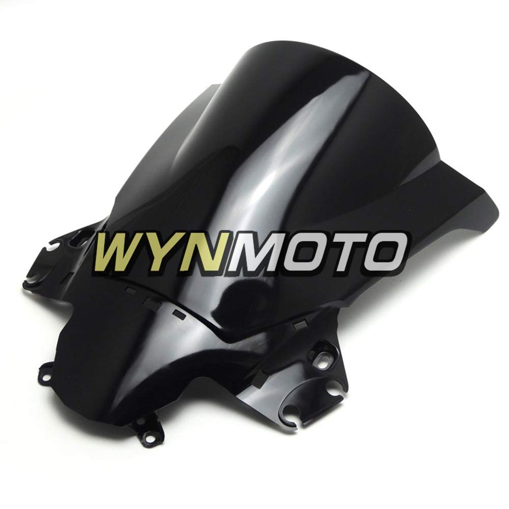 Honda CBR250R Windscreen - Double Bubble Windshield Black for 2011-2013 | Motorcycle Wind Protection