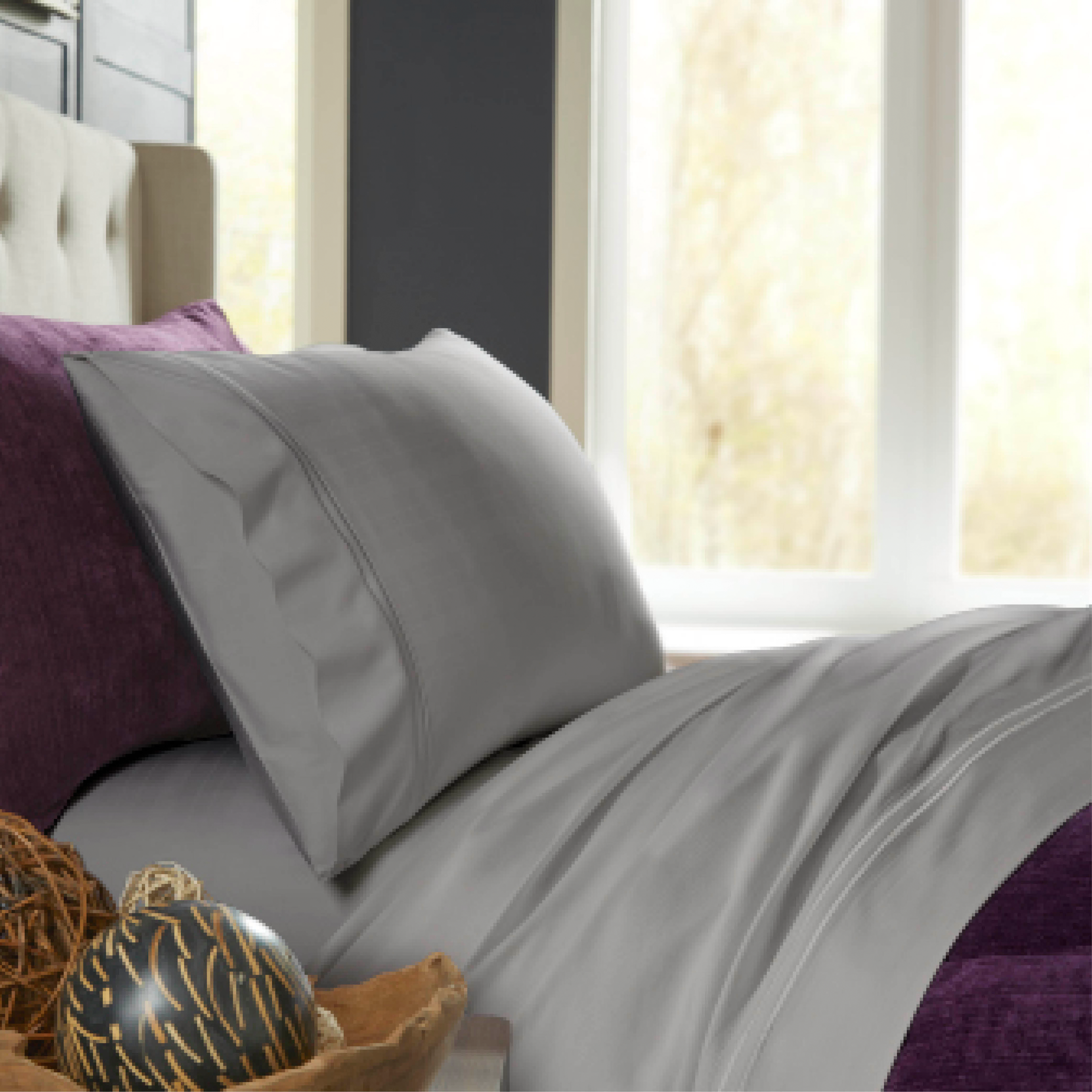 Premium Bamboo Sheet Set - Soft, Breathable & Hypoallergenic Bedding for Ultimate Comfort - Perfect for Hot Sleepers & Eco-Friendly Home Decor