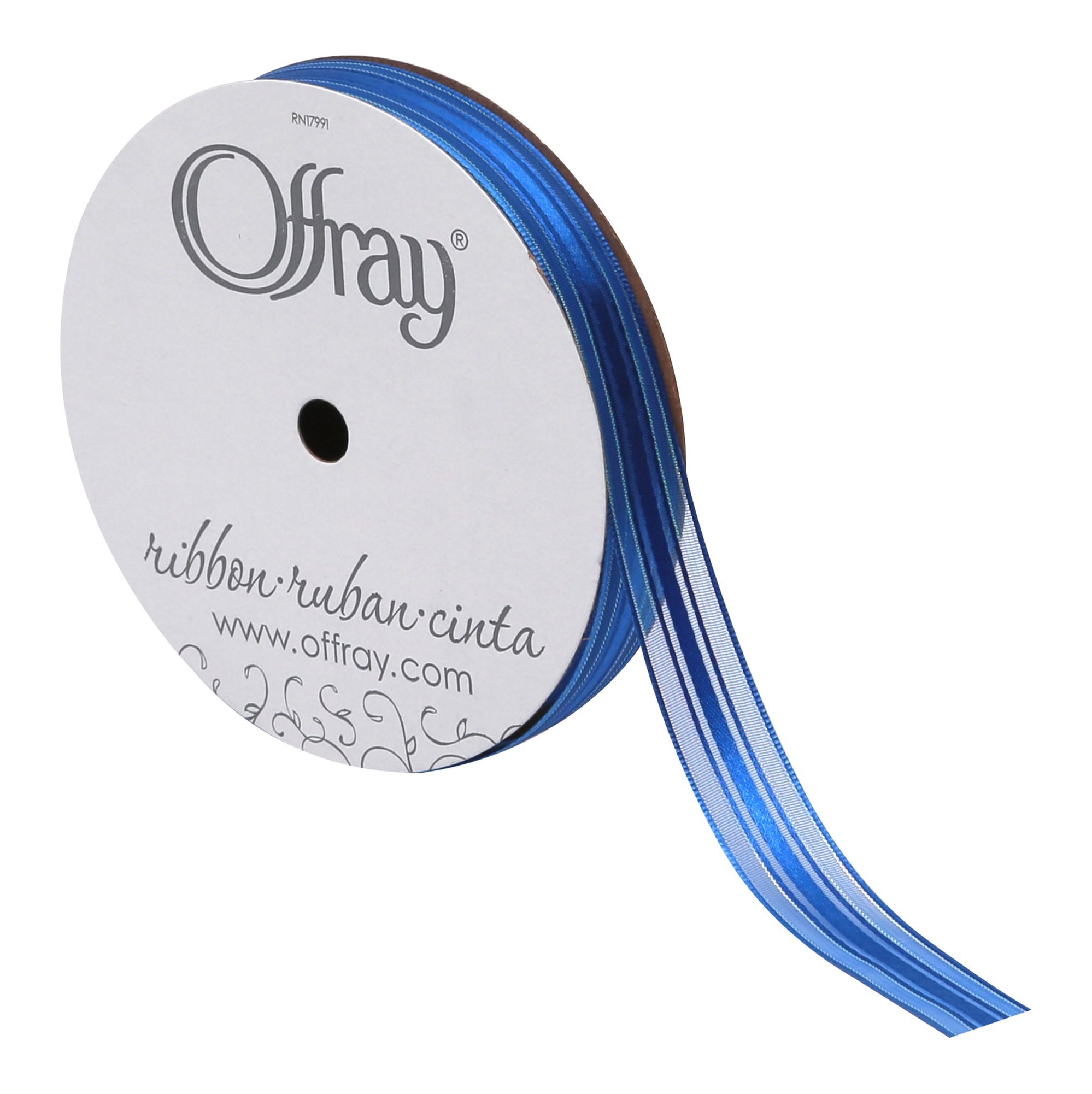 Offray 120758 Veronica Ribbon - 1.5 Inch Wide Satin Ribbon for Gift Wrapping, Crafts, and DIY Projects - Perfect for Wedding Decorations, Hair Bows, and Party Favors
