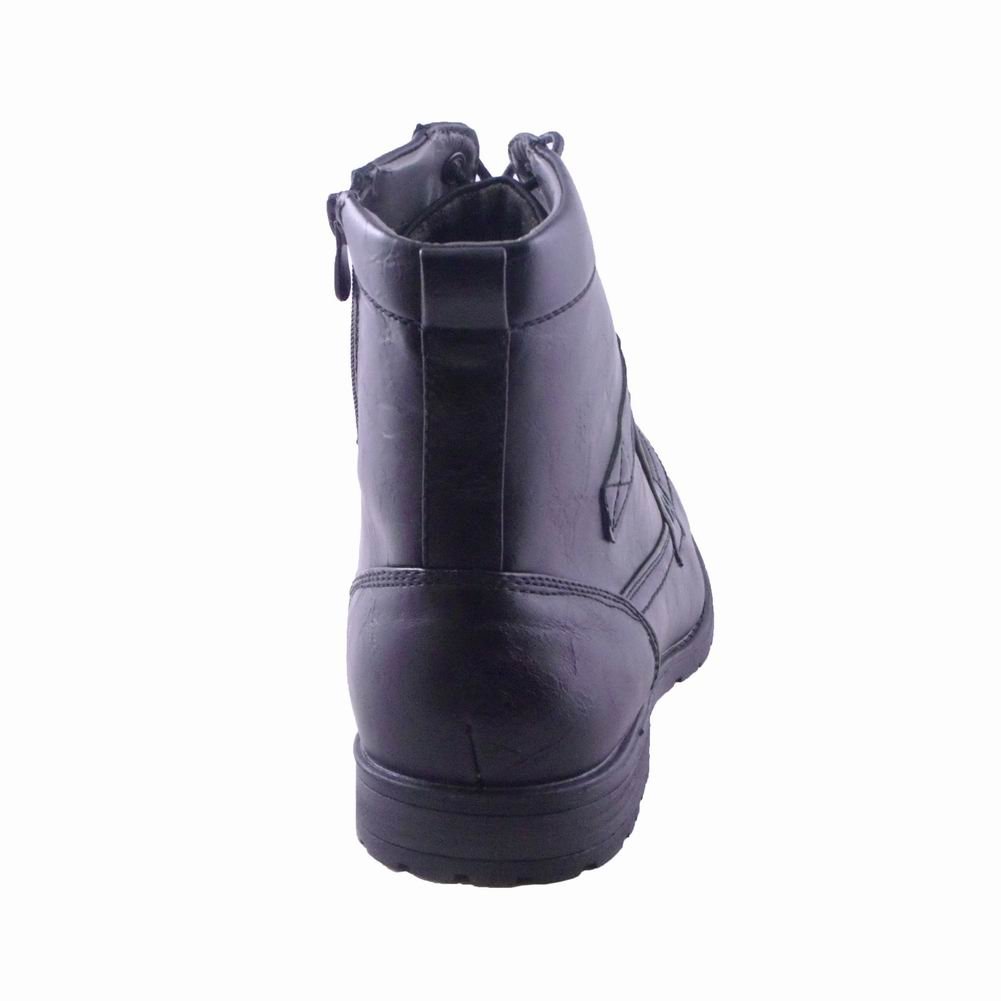 STU Protege Dress Boots for Men - Black Leather Formal Ankle Boots for Business, Office & Special Occasions