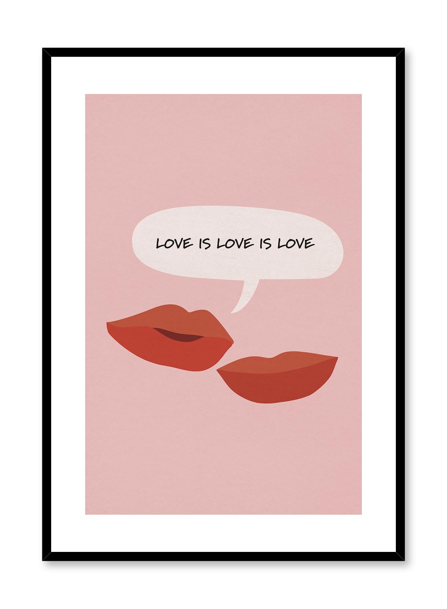 Love is Love LGBTQ+ Pride Poster - Inspirational Wall Art for Home, Office & Classroom Decor - Perfect for Pride Month, Gifts & Equality Support