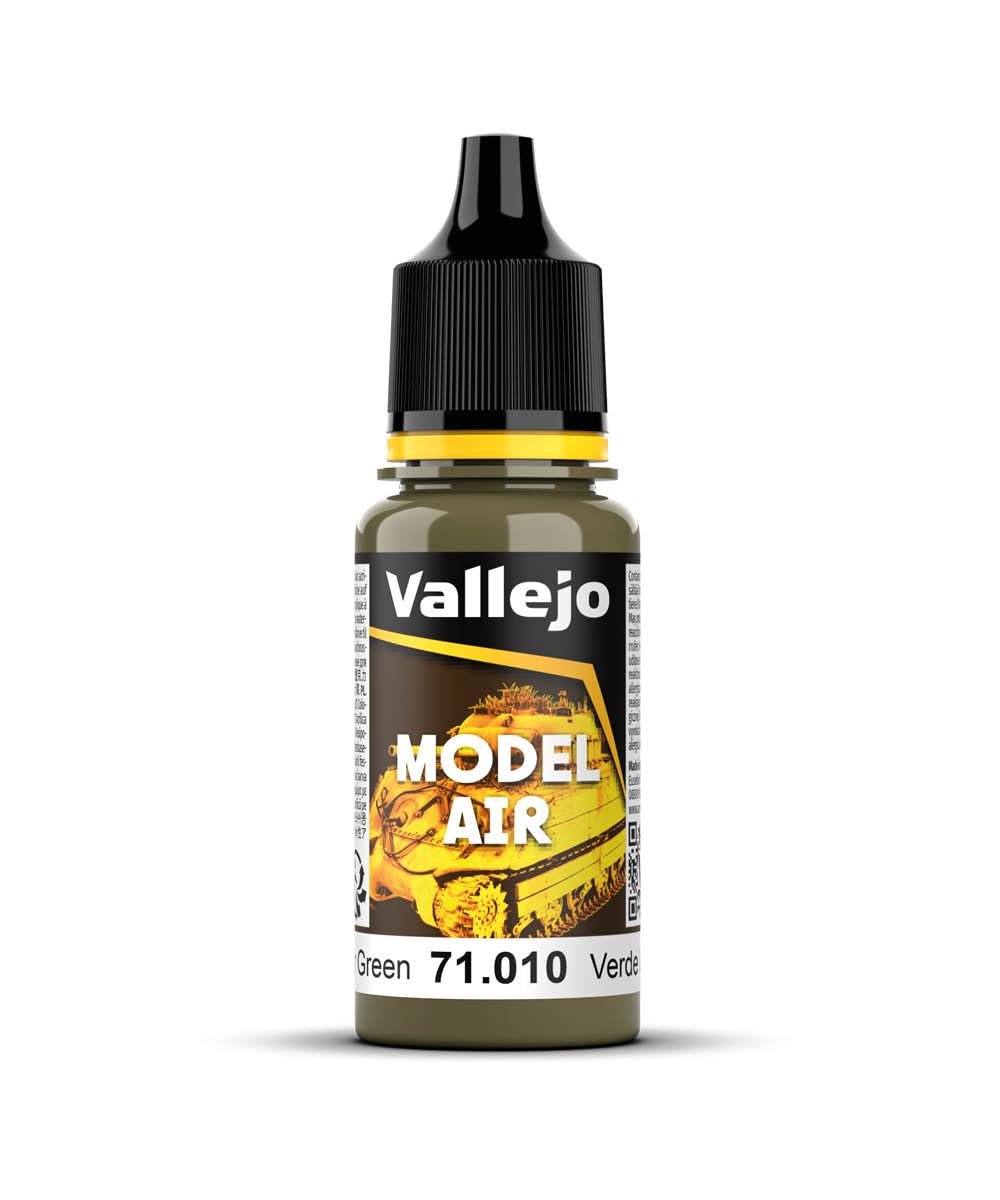 Vallejo Interior Green Paint - 17ml Bottle for Miniature Models, Warhammer, and DIY Crafts | Perfect for Hobbyists and Tabletop Gaming