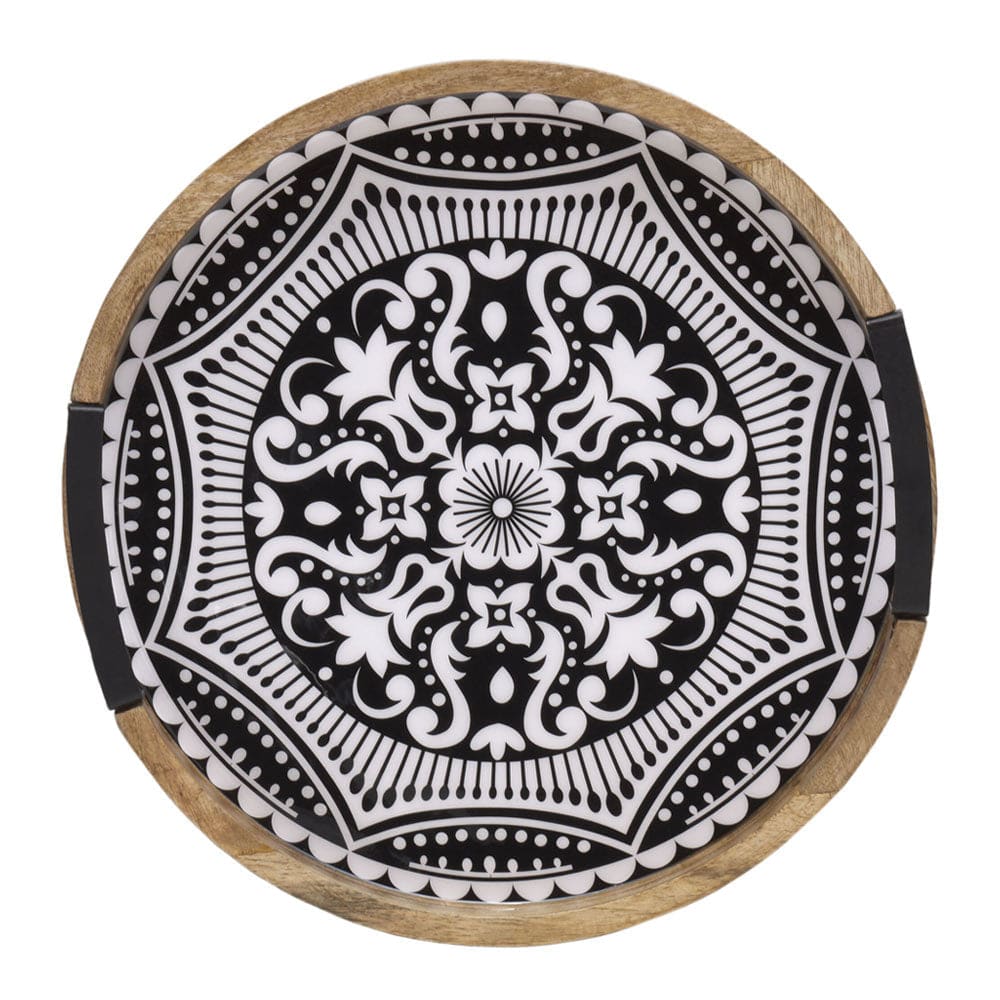 Kensington Black Lazy Susan Turntable - 12 Inch Smooth Rotating Serving Tray for Dining Table, Kitchen Counter, or Pantry Organization - Perfect for Spice Racks, Dinner Serving, and Home Decor