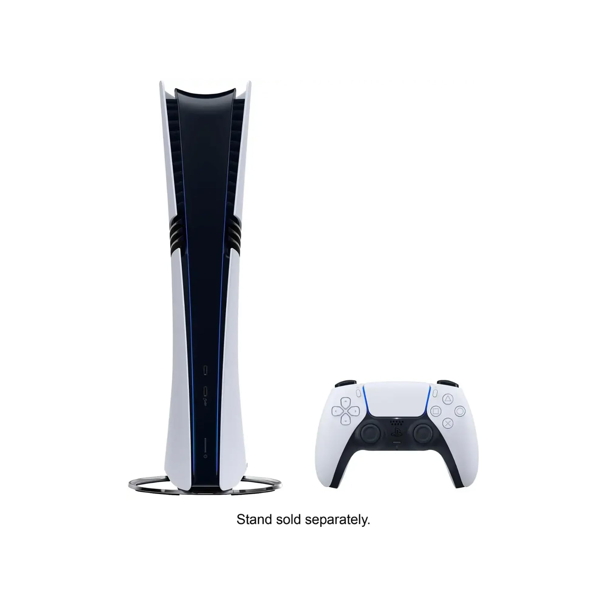 PlayStation 5 Pro 3TB Digital Edition Gaming Console - Fortnite Cobalt Star Bundle with Controller Charger (White) | High-Speed PCIe SSD, Flagship Pro PS5 for Ultimate Gaming Experience | Perfect for 4K Gaming, Streaming & Competitive eSports