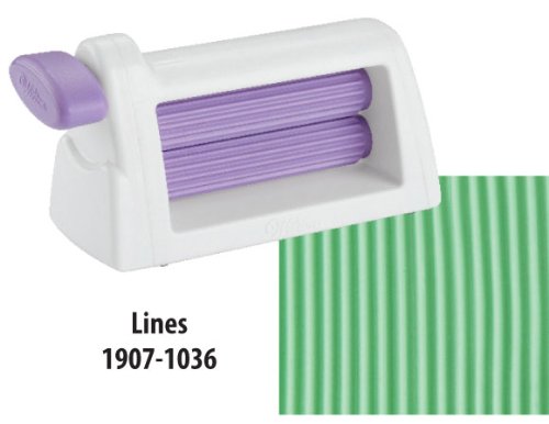 Wilton Lines Texture Press - Professional Cake Decorating Tool for Icing, Fondant & Piping - Perfect for Birthday Cakes, Wedding Cakes & Cupcakes