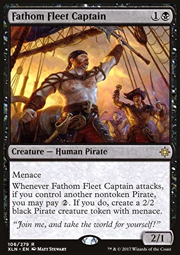 MTG Magic: The Gathering - Fathom Fleet Captain (106) Ixalan XLN Card | Collectible Trading Card Game for Deck Building & Strategy Battles | Perfect for MTG Tournaments and Casual Play
