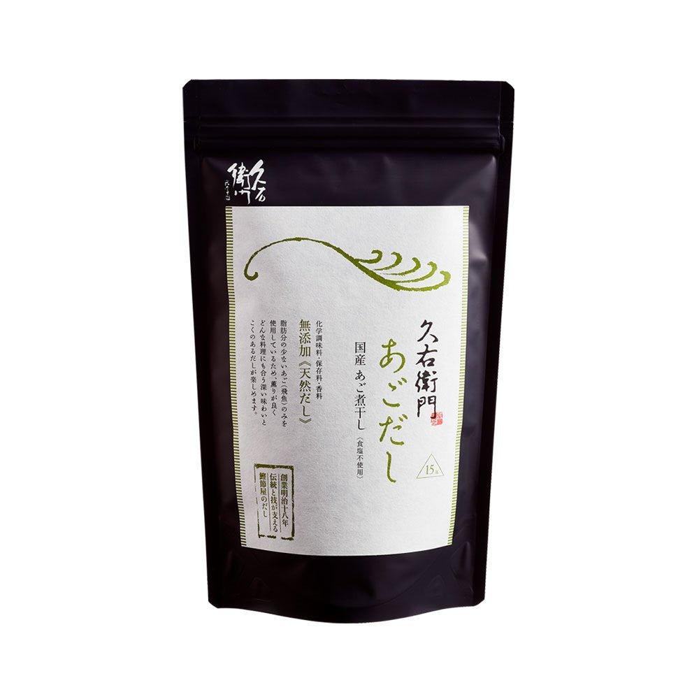 Premium Kyuemon Ago Dashi Natural Flying Fish Stock Powder - 15 Packets | Authentic Japanese Soup Base for Ramen, Udon & Hot Pot | Perfect for Home Cooking & Restaurant Use