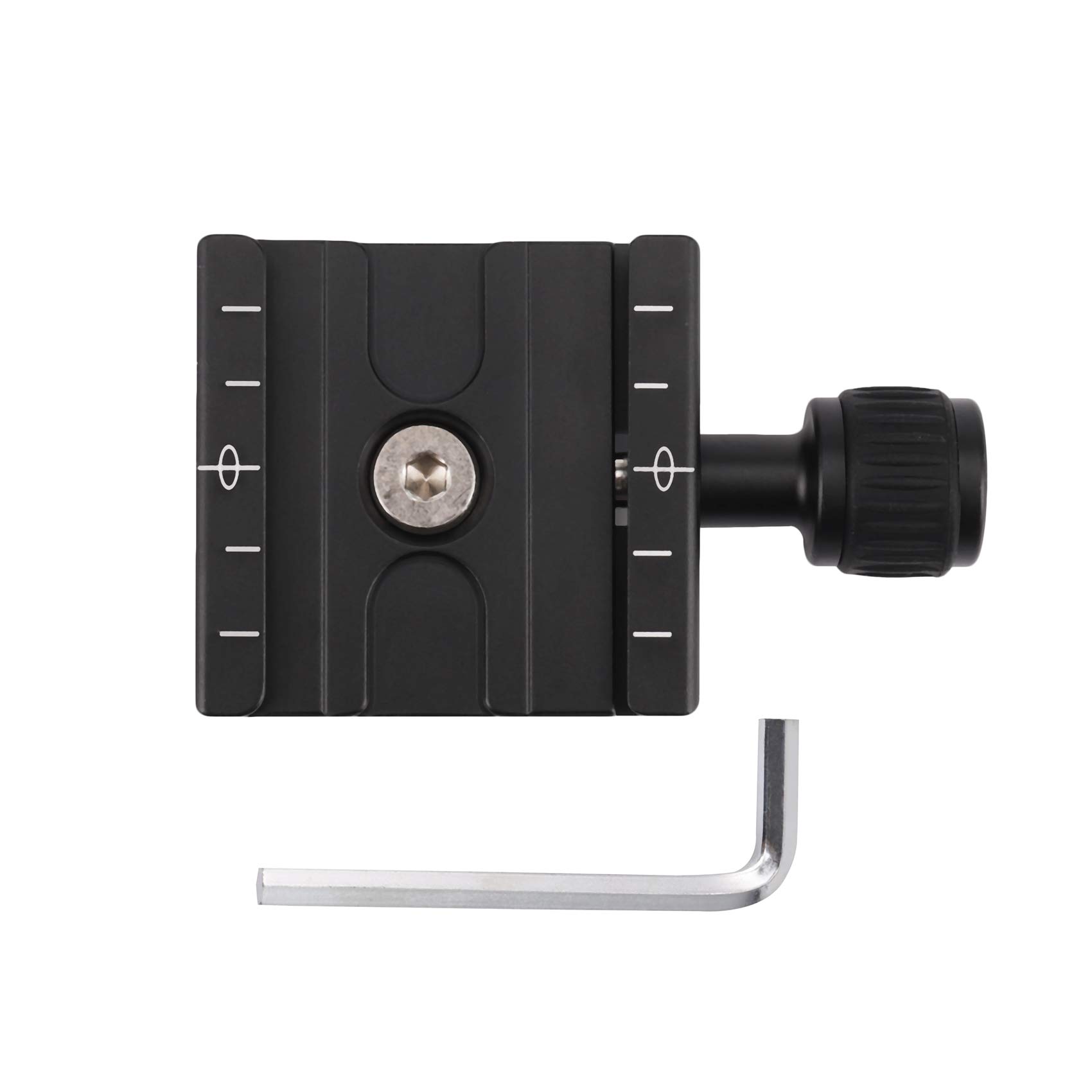 50mm Quick Release Plate QR Clamp - Standard Tripod Ballhead Mount for DSLR Cameras | Perfect for Photography, Videography & Travel Shooting