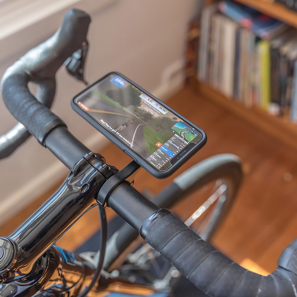 Quad Lock Out Front PRO Bike Phone Mount Kit with MAG Case for iPhone 16 - Secure Cycling Phone Holder for Road & Mountain Biking, Commuting & Outdoor Adventures