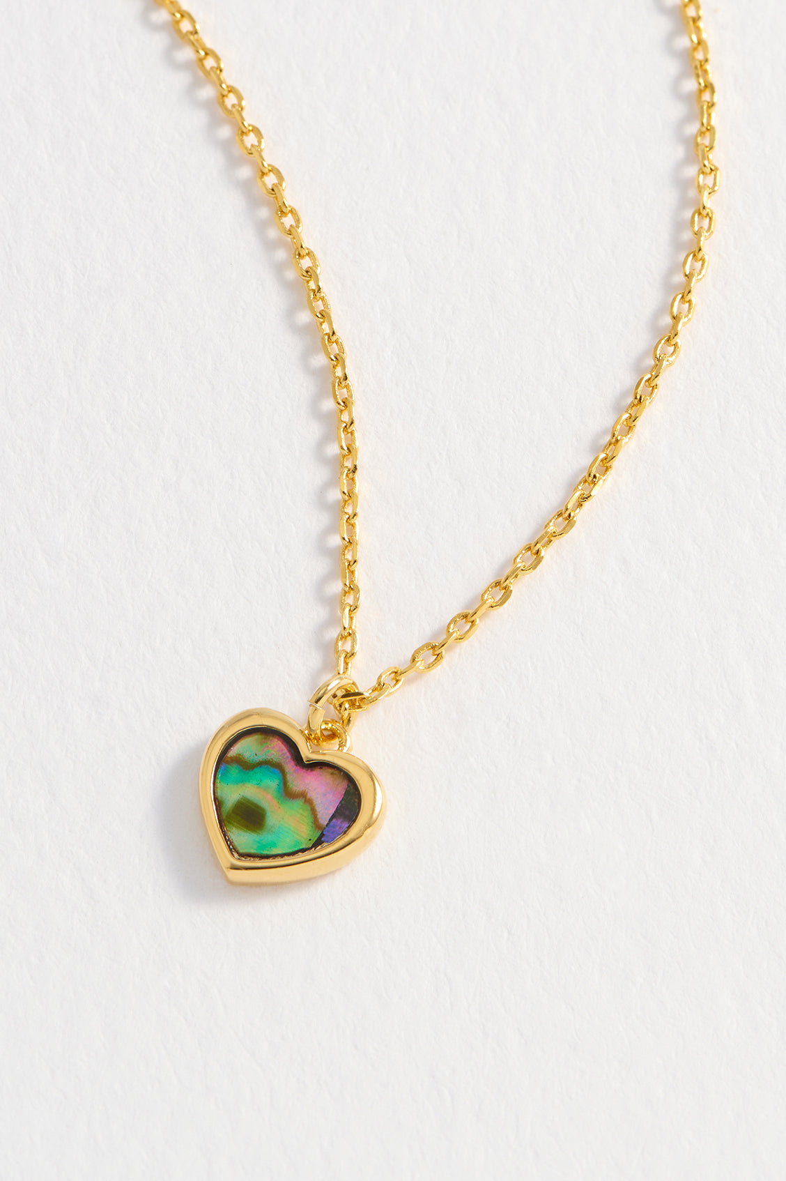 Elegant Abalone Heart Pendant Necklace - Natural Shell Jewelry for Women - Perfect Gift for Valentine's Day, Anniversary & Special Occasions
