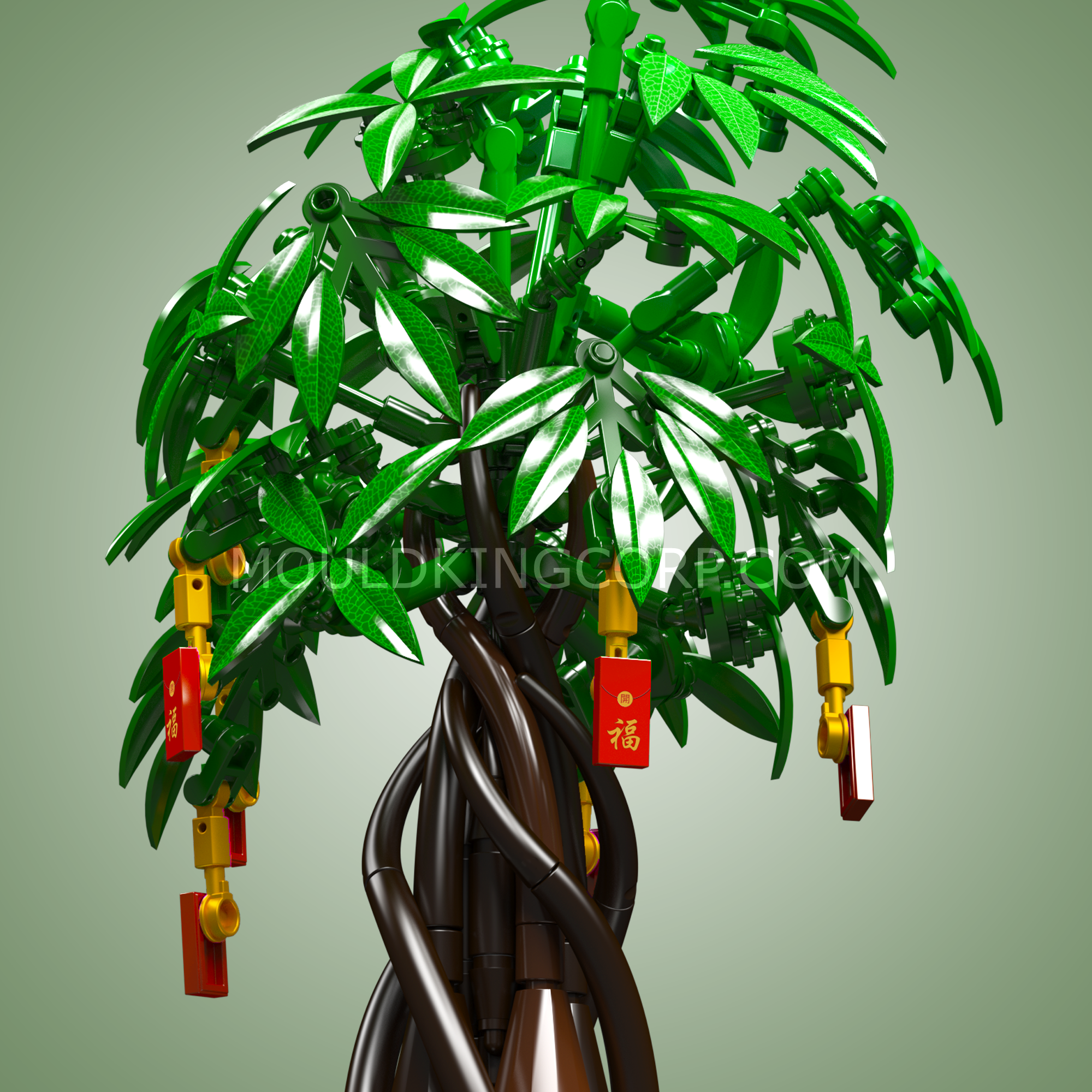 Mould King 10063 The Money Tree Building Blocks Set - 815 Pieces Creative DIY Model Kit for Adults & Teens | Home Decor, Gift Idea, Stress Relief Activity