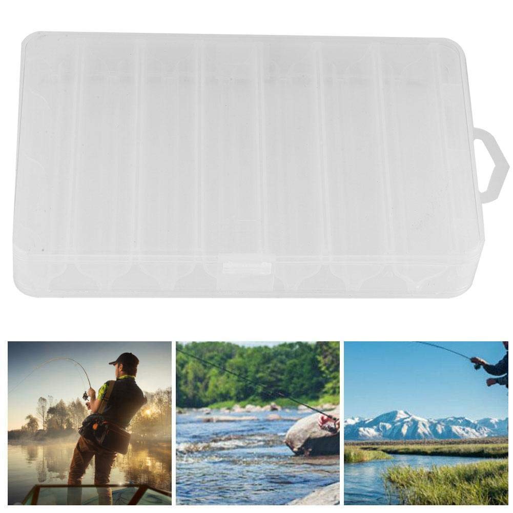 Compact & Stable Fishing Lure Storage Box - Portable Tackle Organizer for Bass, Trout & Saltwater Fishing - Perfect for Home, Outdoor Trips & Travel Accessories