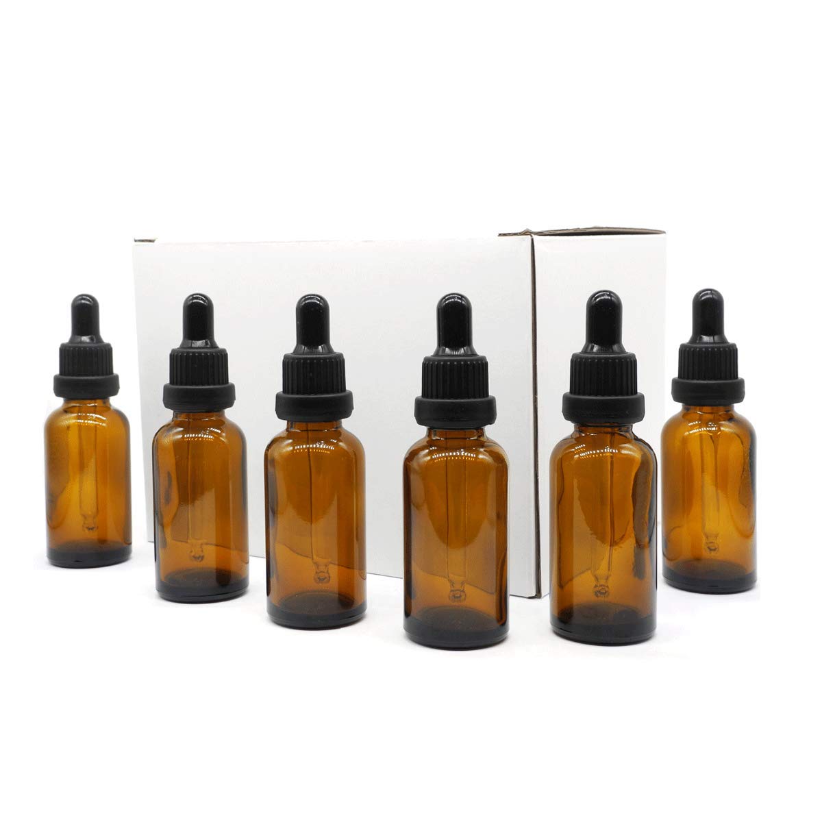 **YIZHAO 1oz Amber Glass Dropper Bottles (24 Pack) – Essential Oil Bottles with Glass Dropper for Aromatherapy, DIY Cosmetics, Tinctures & Liquids – Perfect for Travel, Lab & Pharmacy Use**
