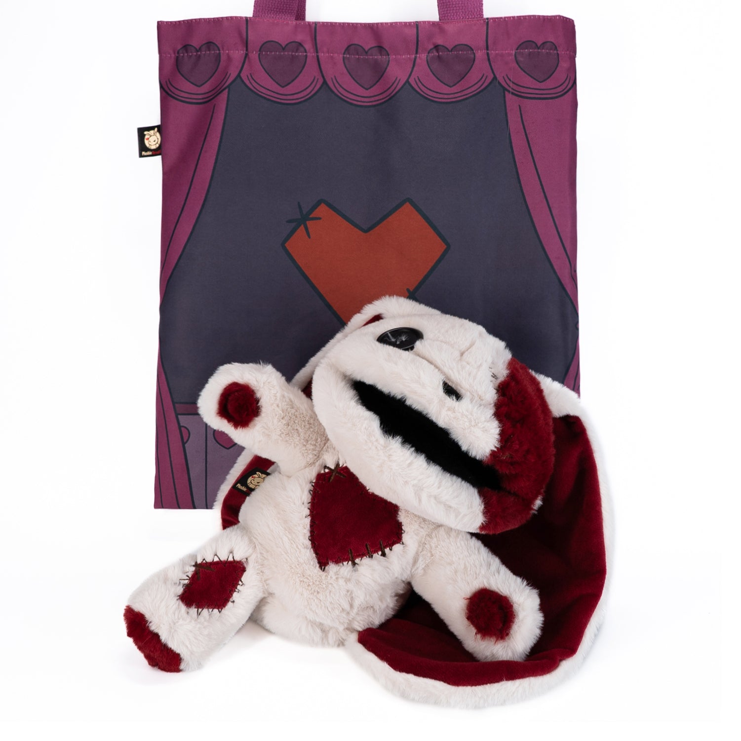 Plushie Dreadfuls Love Rabbit Plush Puppet - Soft Stuffed Animal Toy for Kids & Adults, Perfect for Cuddling, Gifts, and Home Decor