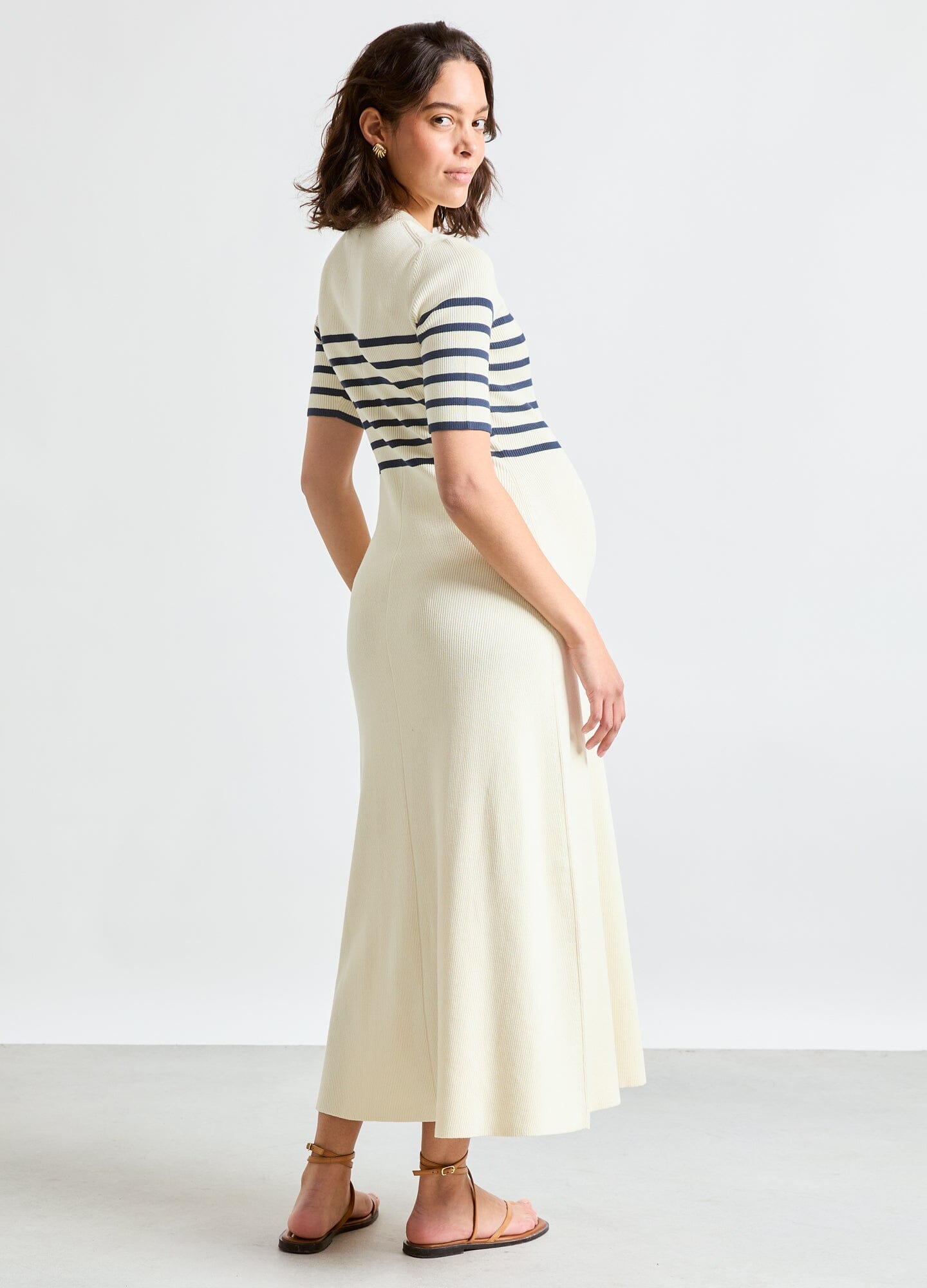 Kaitlyn Cotton Rib Dress for Women - Soft & Comfortable Casual Summer Dress - Perfect for Beach, Brunch, and Everyday Wear