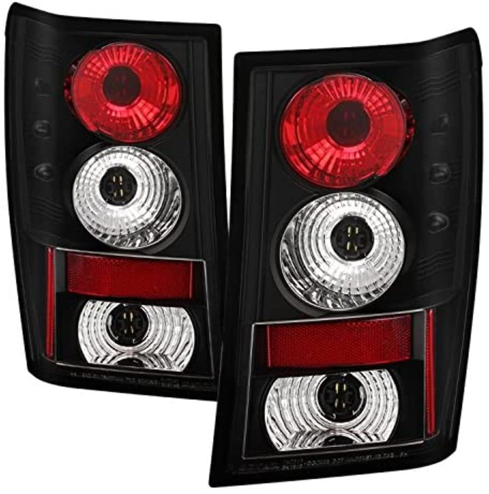 Spyder Auto 5005502 Euro Style LED Tail Lights - Black/Clear Smoke Lens - Compatible with [Vehicle Model] - Enhances Rear Visibility & Style for Night Driving
