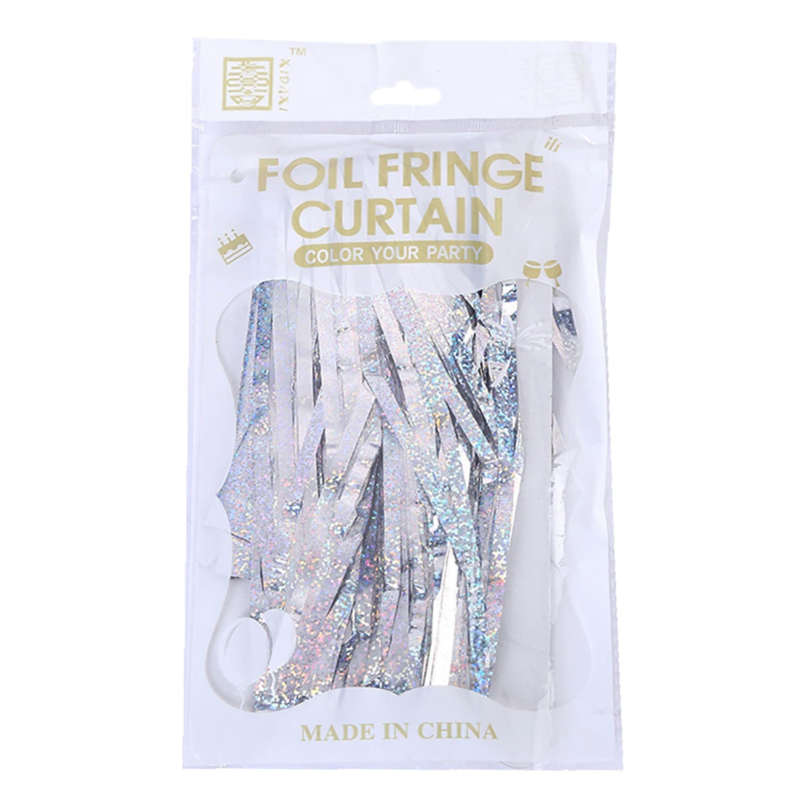 10x20 Heavy Duty Foil Shimmer Curtains for Party Decorations - Silver Event Tents, Wedding & Birthday Backdrops, Rain Curtains for Bachelorette Favors - Perfect for Indoor/Outdoor Celebrations, Photo Booths & Special Events