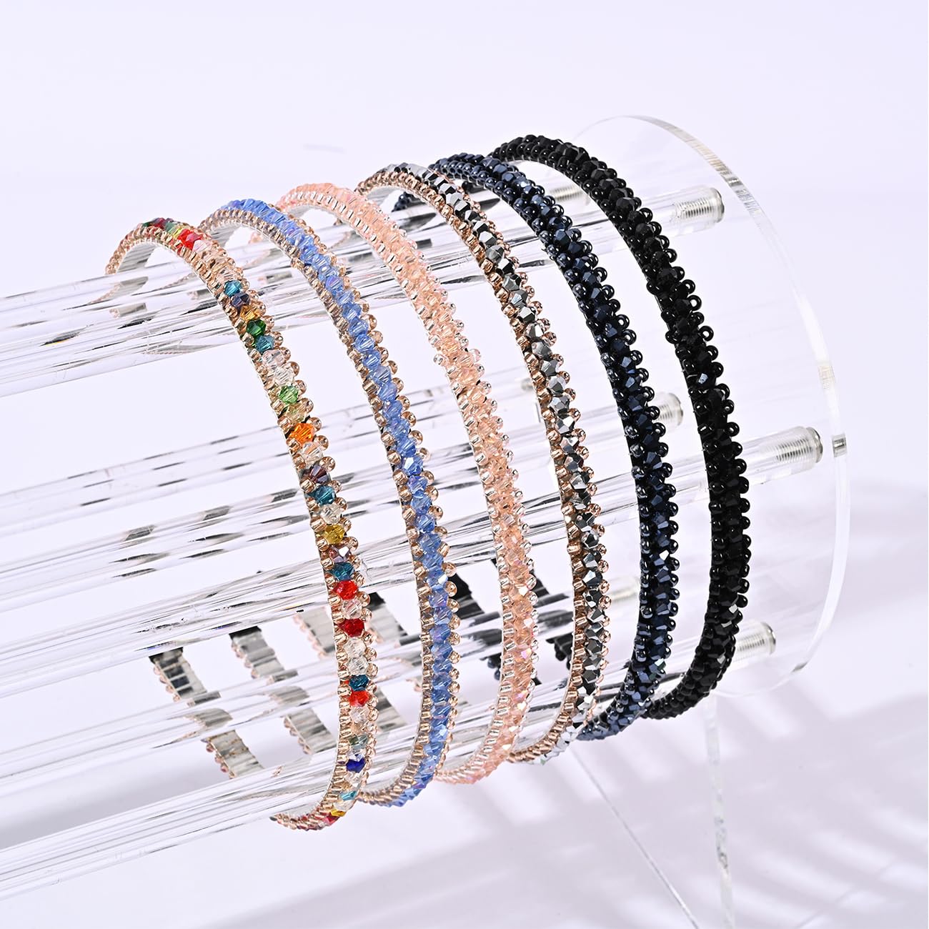 Elegant White Crystal Hair Band for Wedding Guest - Bridal Headpiece, Women's Fashion Hair Hoop | Perfect for Weddings, Parties, and Special Occasions