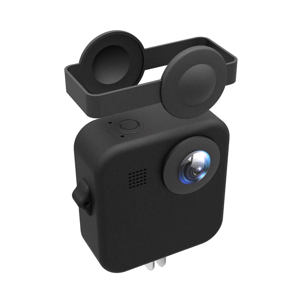 GoPro Max Silicone Protective Case - Durable Red Cover for GoPro Max 360 Camera - Waterproof & Shockproof Accessories for Adventure, Travel & Vlogging (GP493)