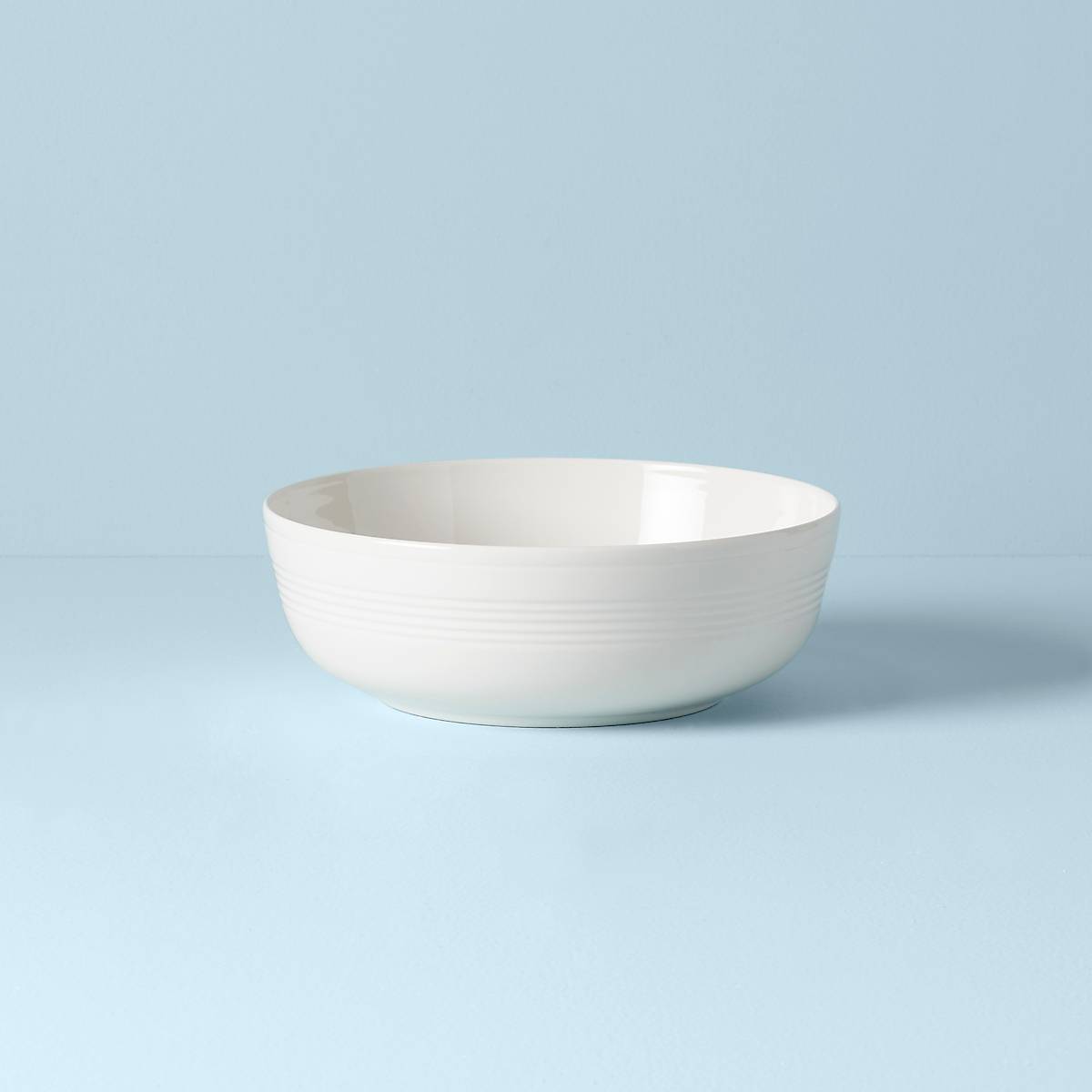 Tin Can Alley Large Serving Bowl - Rustic Farmhouse Style Ceramic Bowl for Salads, Pasta & Snacks - Perfect for Family Dinners & Entertaining Guests