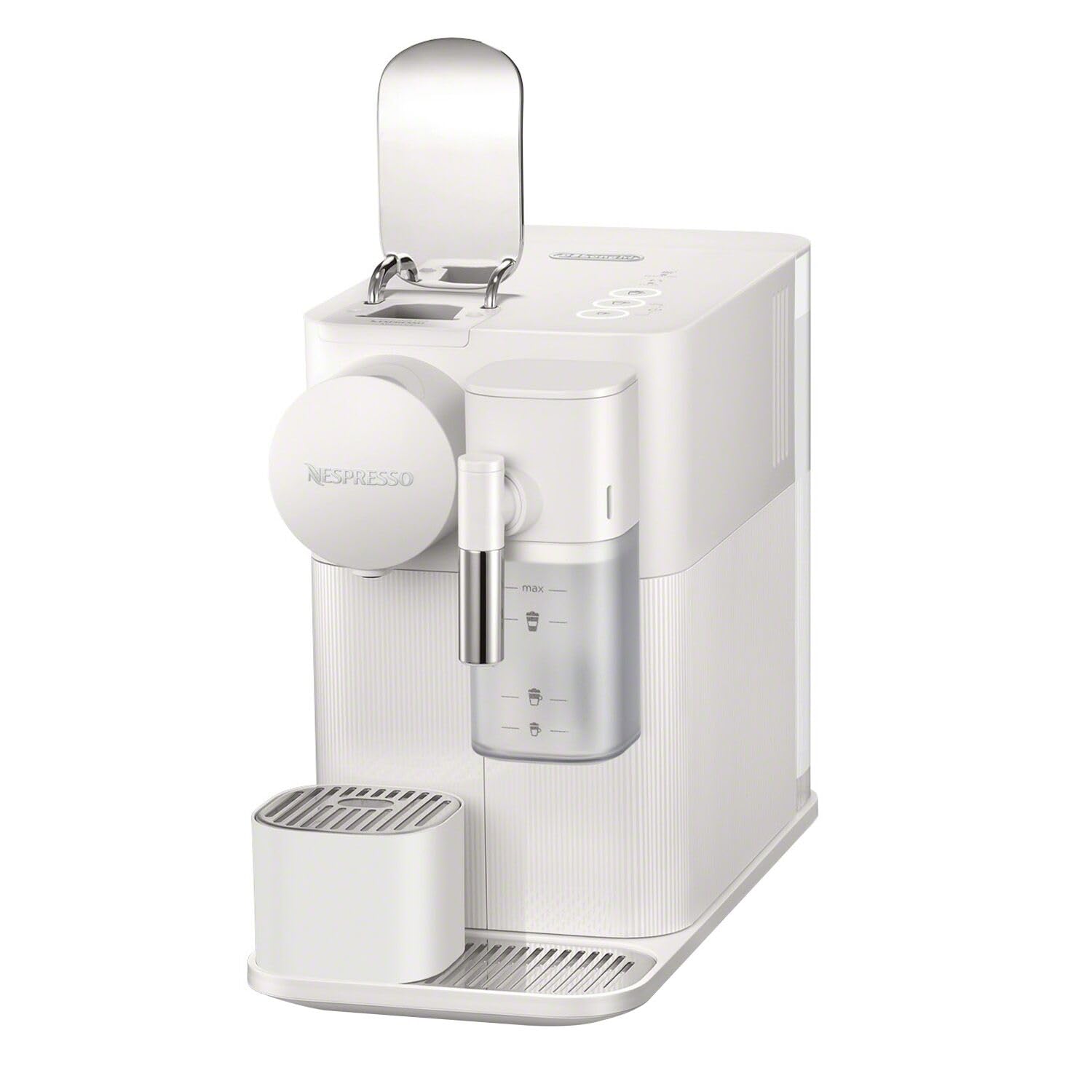 De'Longhi Nespresso Lattissima One Original Espresso Machine with Milk Frother - Silky White - Compact Coffee Maker for Home & Office Use