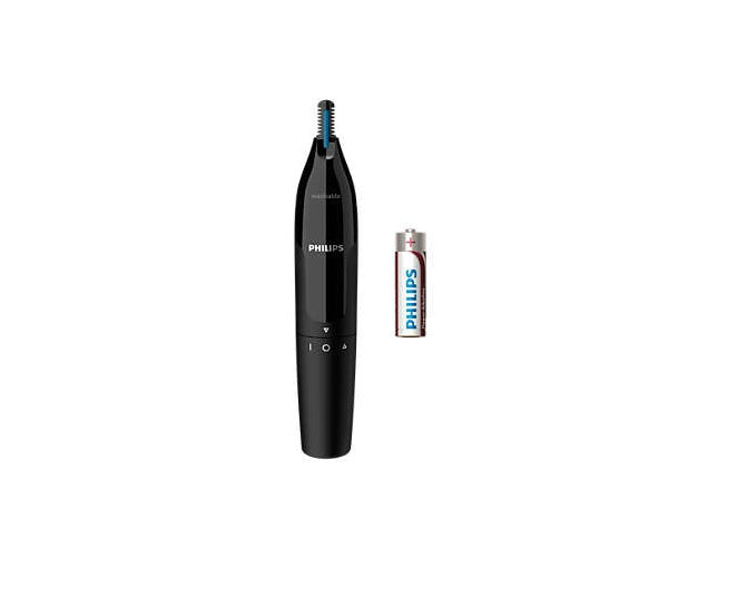Philips Nose and Ear Hair Trimmer Series 1000 - Painless Grooming for Men & Women - Perfect for Travel, Home Use, and Personal Care Routines