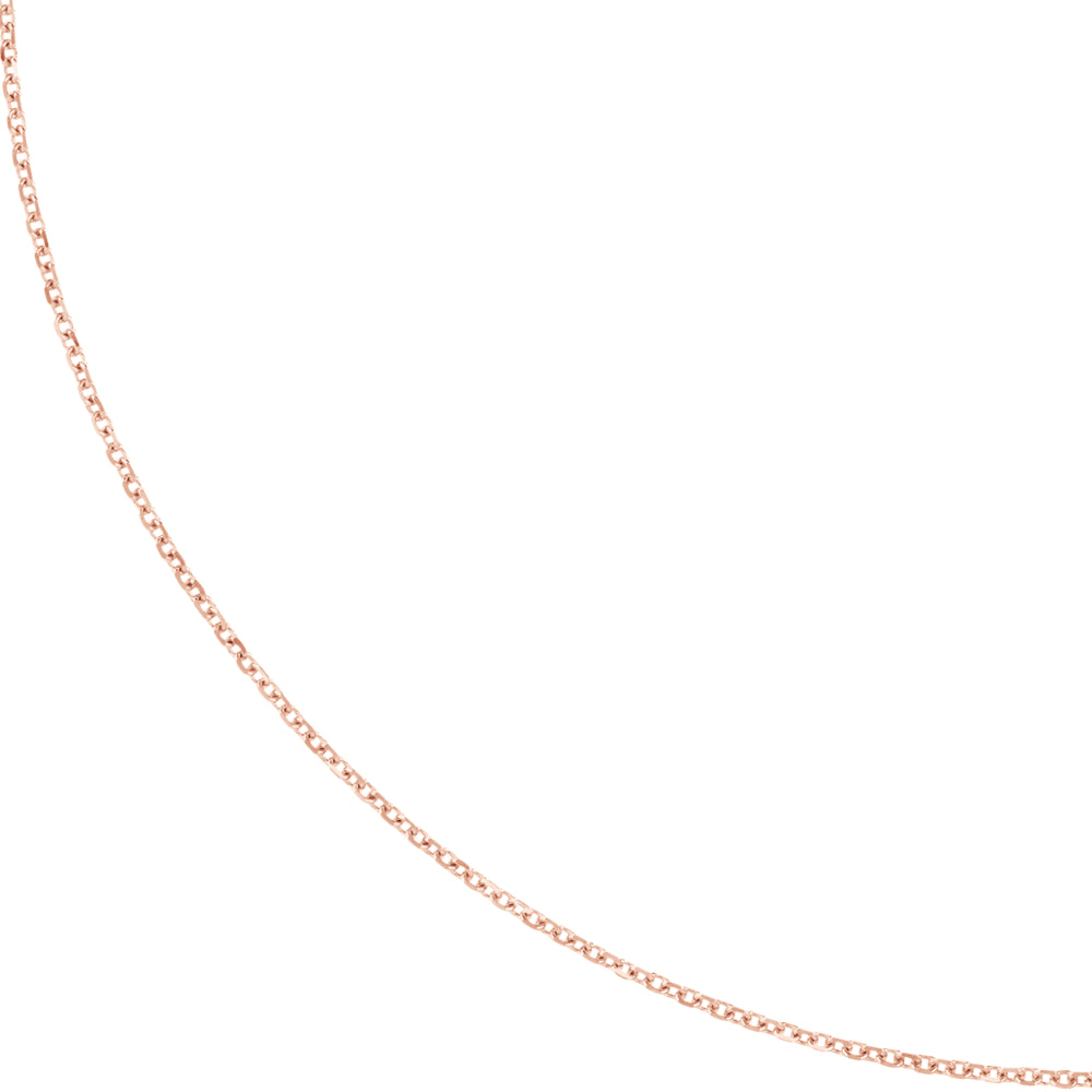 14K Gold Diamond Cut Cable Chain Necklace for Women - Dainty & Elegant Jewelry Gift for Her - Perfect for Everyday Wear, Parties & Special Occasions