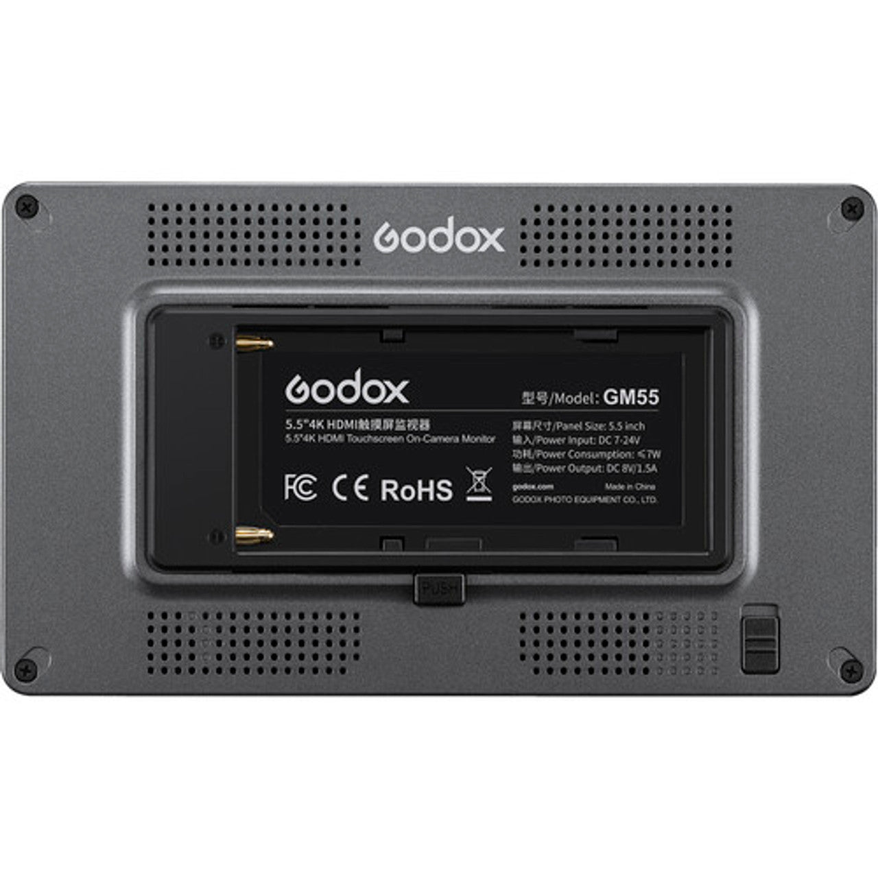 Godox 5.5 Inch 4K HDMI Touchscreen On-Camera Field Monitor for DSLR & Mirrorless Cameras - Perfect for Filmmaking, Vlogging, and Live Streaming