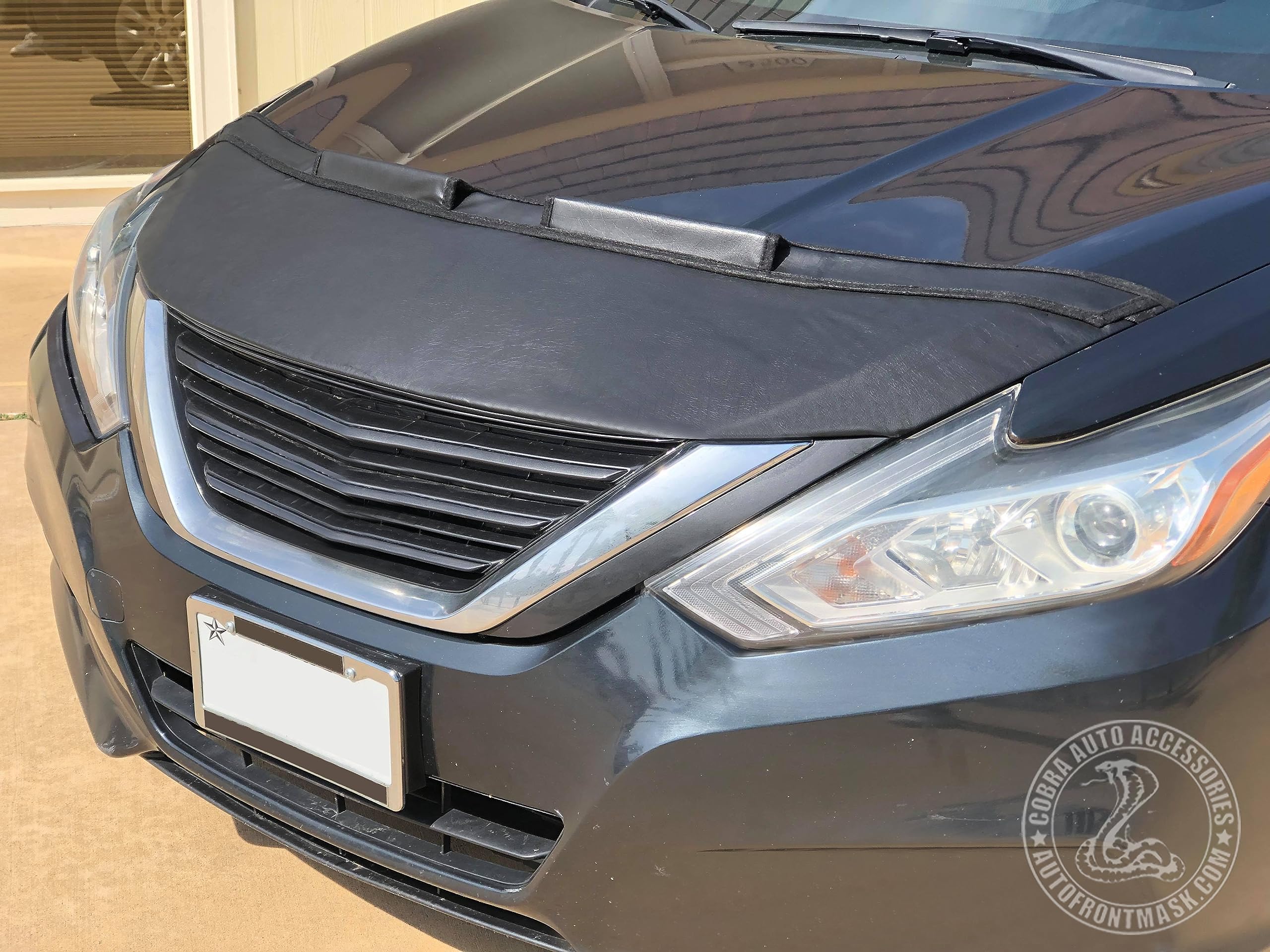 Car Bonnet Mask Hood Bra Cover for Nissan Altima 2016 2017 2018 - Durable Front End Protection Against Road Debris & Scratches - Perfect for Daily Commute & Long Road Trips