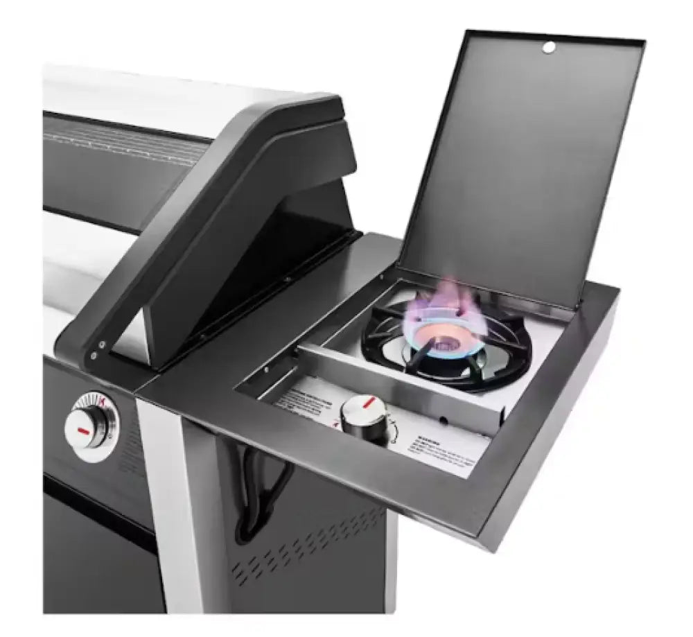 BeefEater BMG1641DA 1600 Series 4 Burner Gas Grill with Side Burner - Dark Grey (BBG1640DA/BTR1641DA) - Perfect for Backyard BBQs, Outdoor Cooking & Family Gatherings