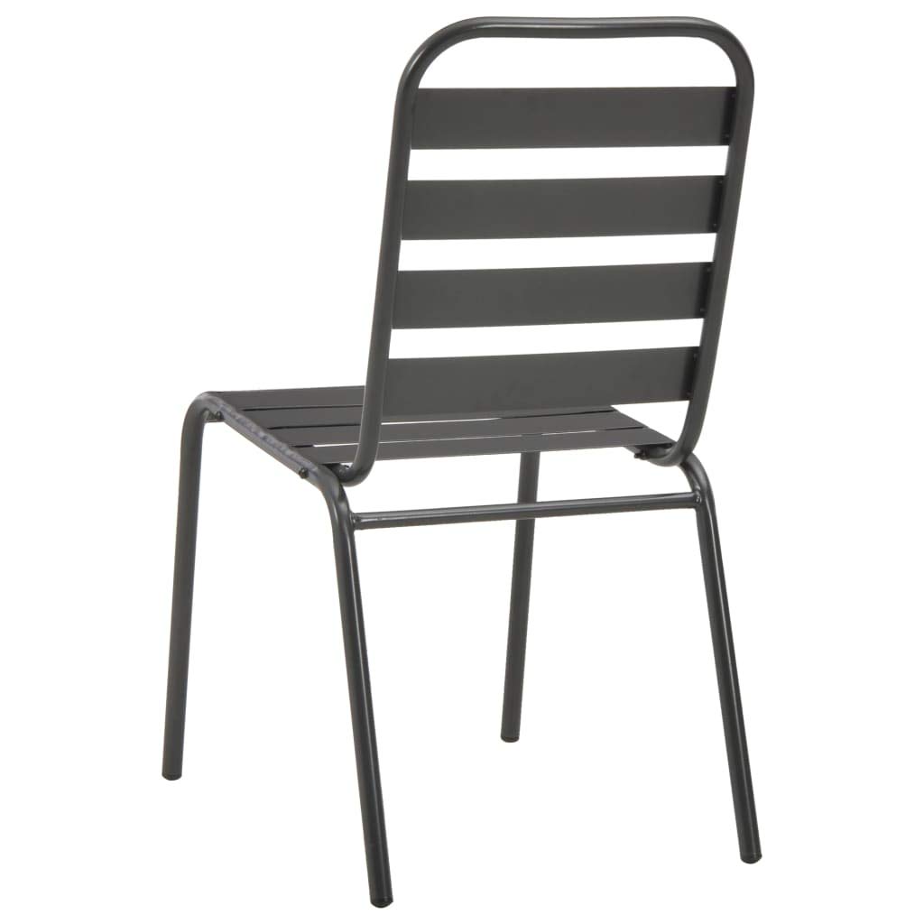 7-Piece Outdoor Bistro Table Set - Rust & Weather Resistant Patio Furniture for Garden, Deck, Poolside & Backyard Dining