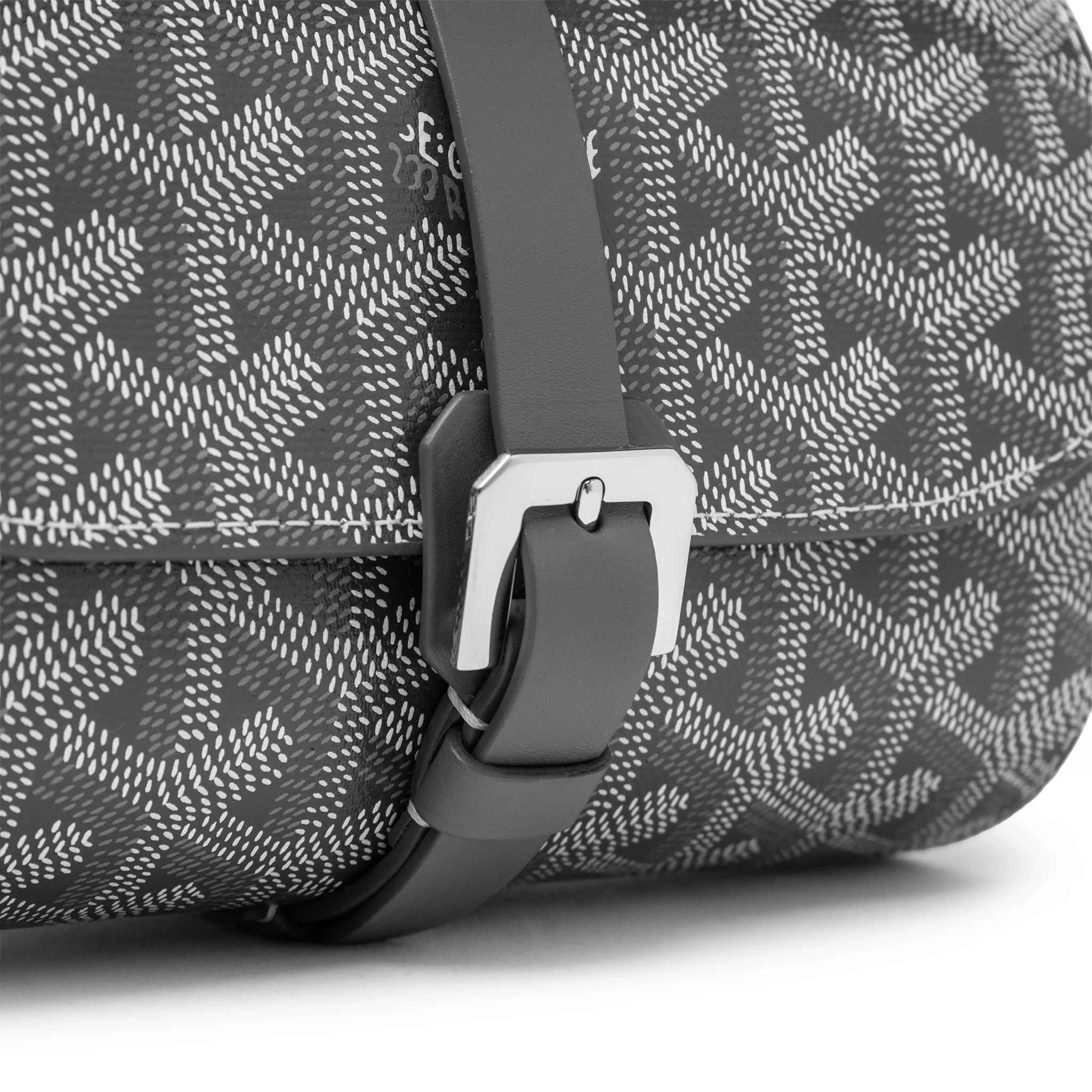 Goyard Double Travel Grey Watch Case - Luxury Leather Watch Storage for Men & Women - Perfect for Travel, Business & Everyday Use