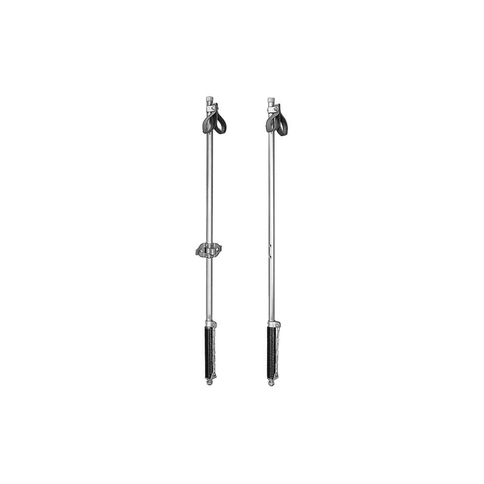 Velvac Stainless Steel Pogo Stick - 41 Inch with Holder and Chain - Perfect for Kids Outdoor Play, Exercise & Backyard Fun