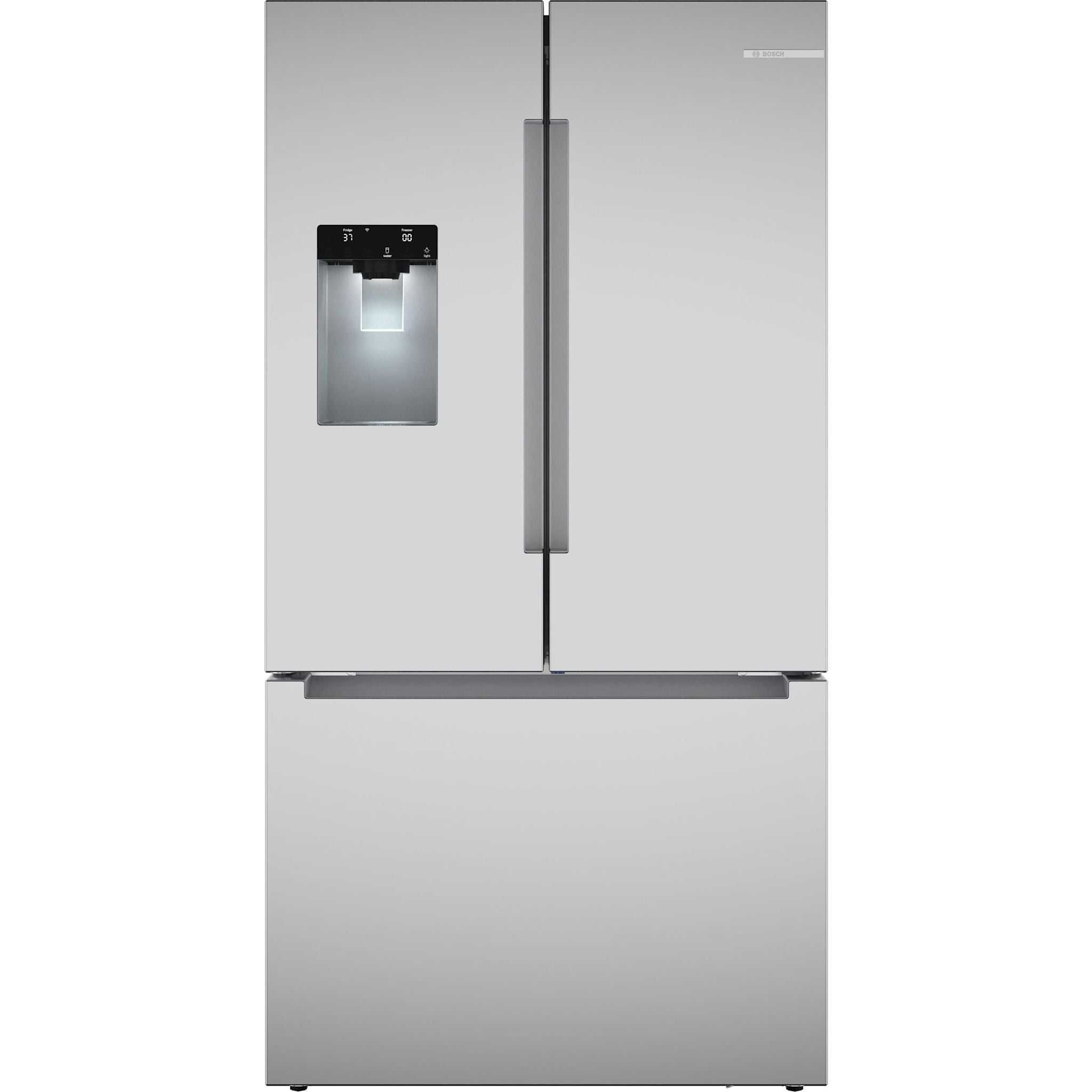 Bosch 36 Inch French Door Refrigerator (B36FD10ENS) - Stainless Steel, Energy Star Certified, Spacious Interior for Family Kitchen & Entertaining