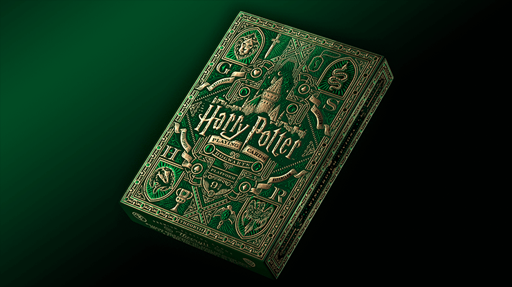 Harry Potter Slytherin House Themed Playing Cards - Official Wizarding World Collectible Deck for Magic Fans & Game Nights