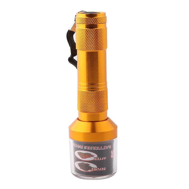 Premium Electric Torch Flashlight Grinder - Durable Aluminum Alloy Herb & Tobacco Crusher - Perfect for Camping, Hiking & Outdoor Adventures