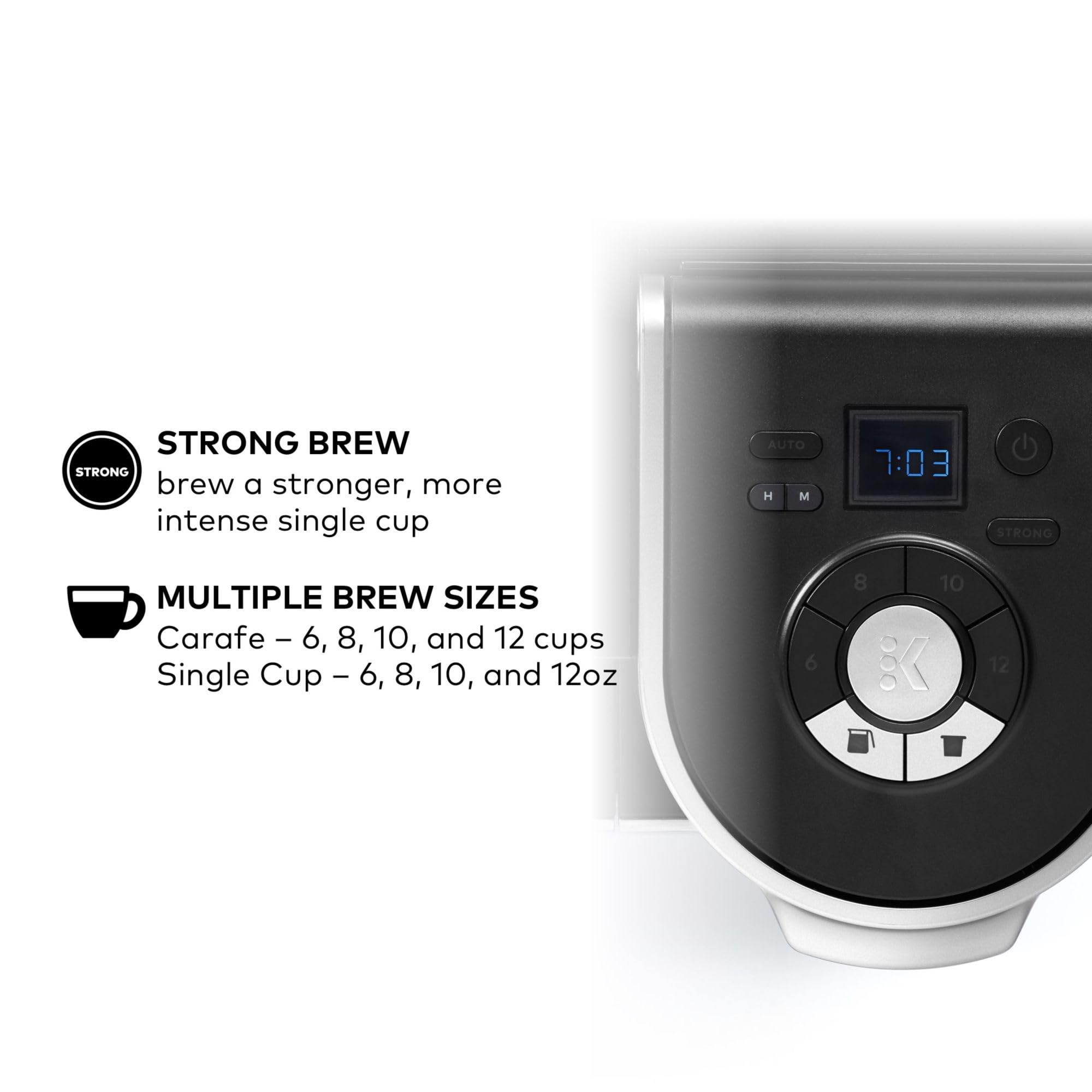 Keurig K-Duo Single Serve & Carafe Coffee Maker - 12oz K-Cup Pod & 60oz Programmable Carafe Brewer with Removable Water Reservoir - Perfect for Home, Office & Entertaining (Black, Gen 1)