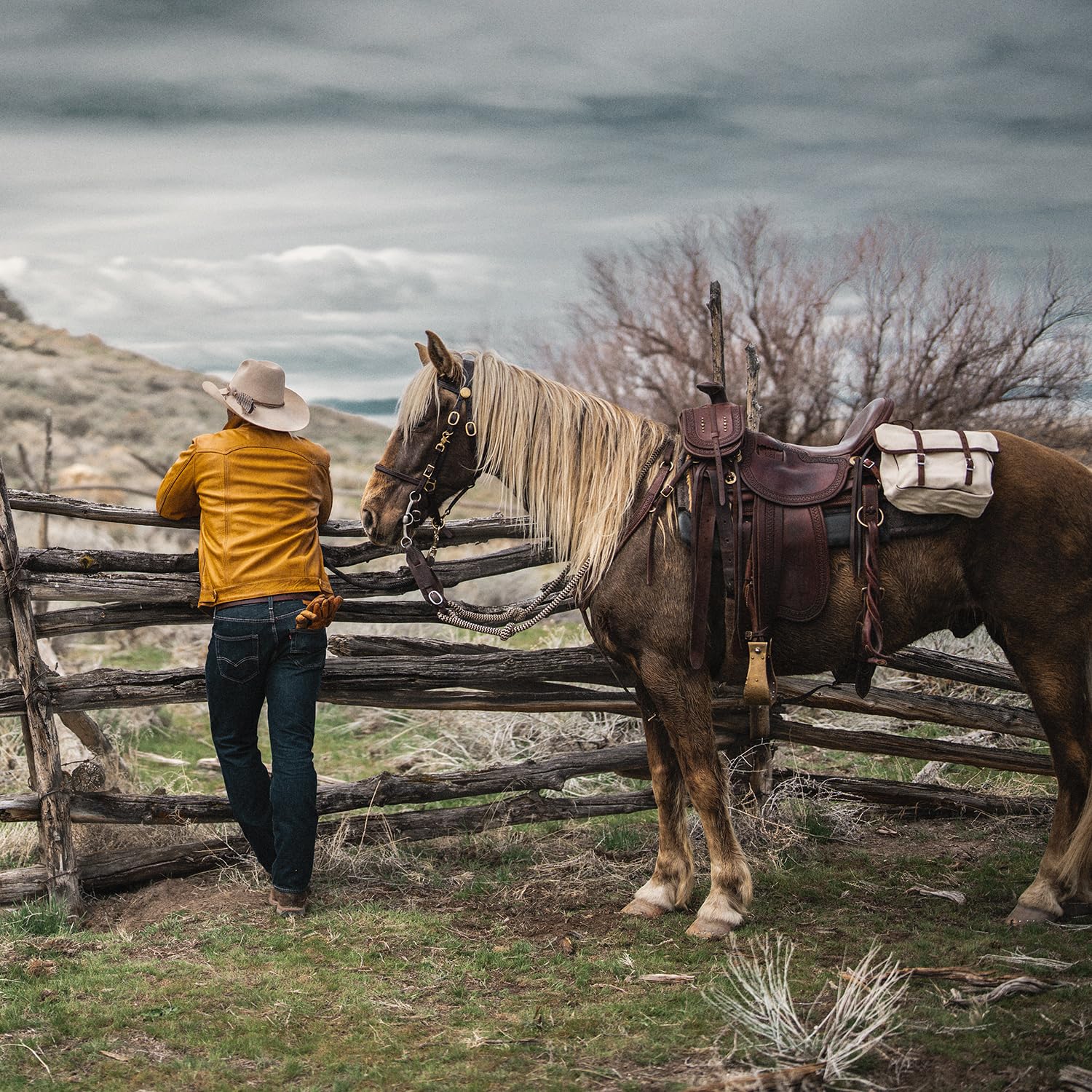 TrailMax Heavy Duty Canvas Horse Saddle Bag - Waterproof & Weather Resistant Equestrian Saddlebag for Trail Riding - Perfect for Outdoor Adventures, Camping & Long Distance Horseback Riding