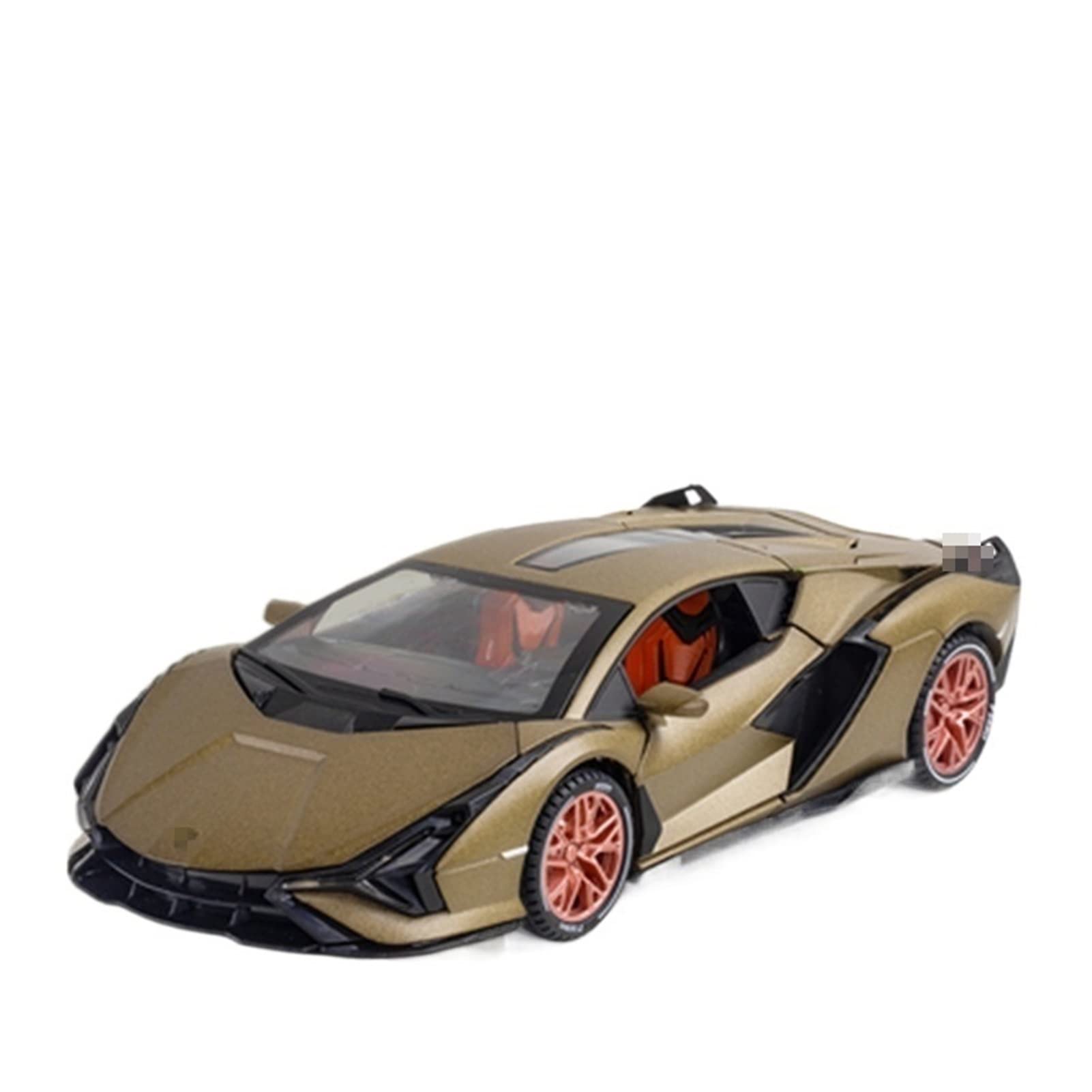 1:24 Scale VOANE Alloy Diecast Sports Car Model - SINA Series with Sound & Light, Green (Foam Box) | Collectible Metal Toy Car for Display, Gifts & Racing Enthusiasts