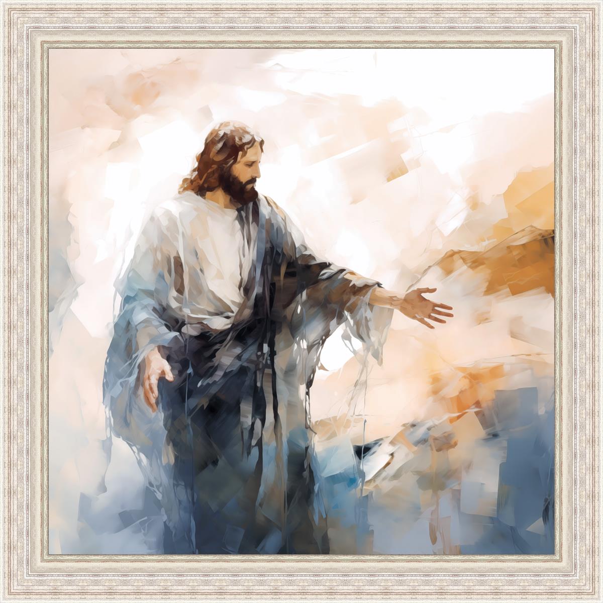 Come Unto Me Large Wall Art - Inspirational Christian Home Decor for Living Room, Bedroom & Office - Perfect for Gifts & Spiritual Spaces