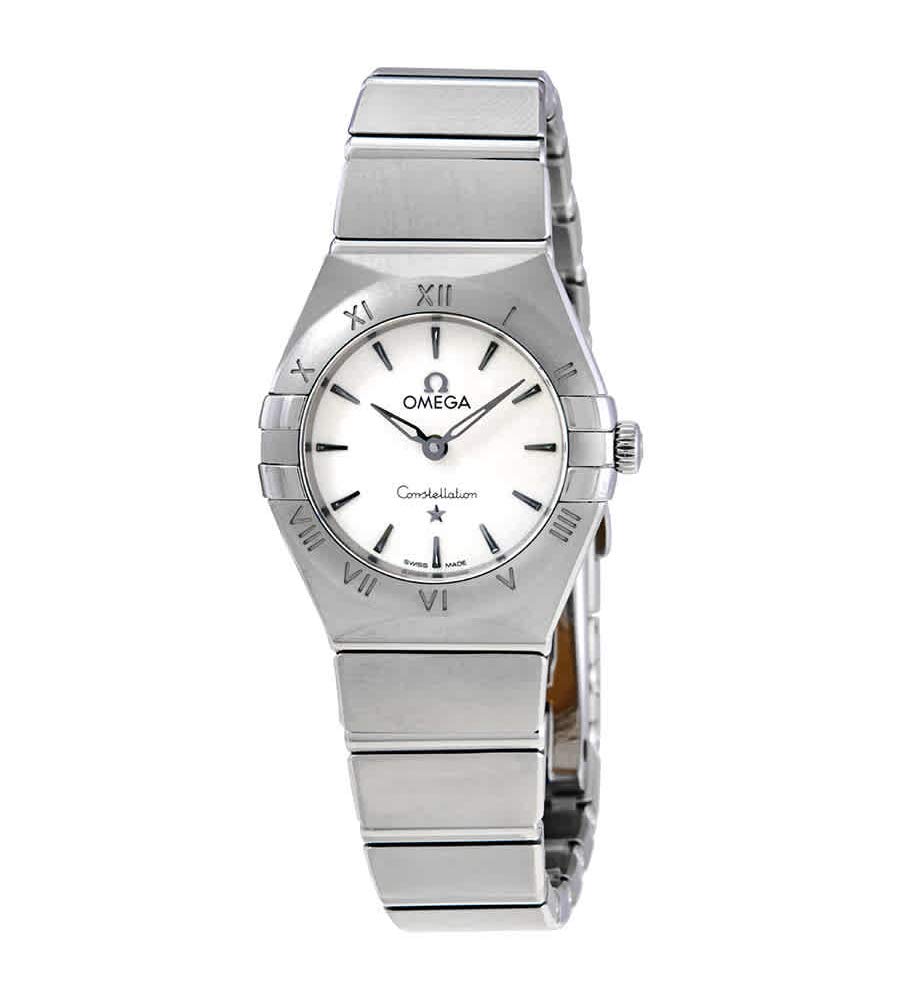 Omega Constellation Manhattan Silver Dial Ladies Watch 131.10.25.60.02.001 - Luxury Swiss Automatic Watch for Women, Elegant Stainless Steel Bracelet, Perfect for Business & Formal Occasions
