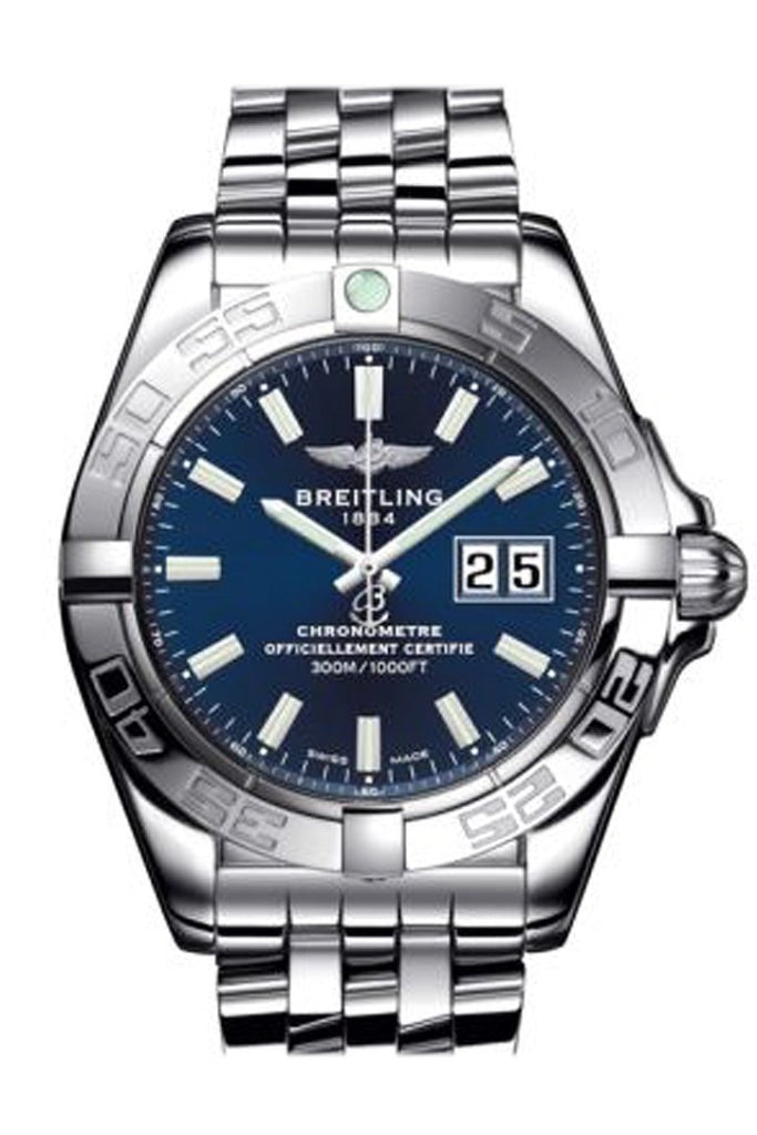 Breitling Galactic 41 Men's Chronograph Watch A49350L2/C929 366A - Luxury Swiss Automatic Timepiece for Business, Formal & Everyday Wear