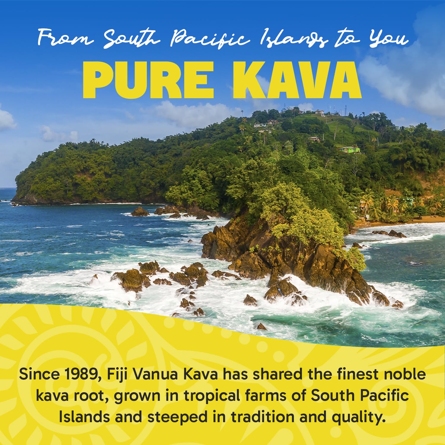 Premium Noble Kava Root Powder - Pure Sun-Dried Lateral Roots, High Kavalactones Content, Medium Grind for Easy Preparation (16oz/1lb) - Relaxation & Stress Relief, Traditional Ceremonial Drink, Natural Sleep Aid