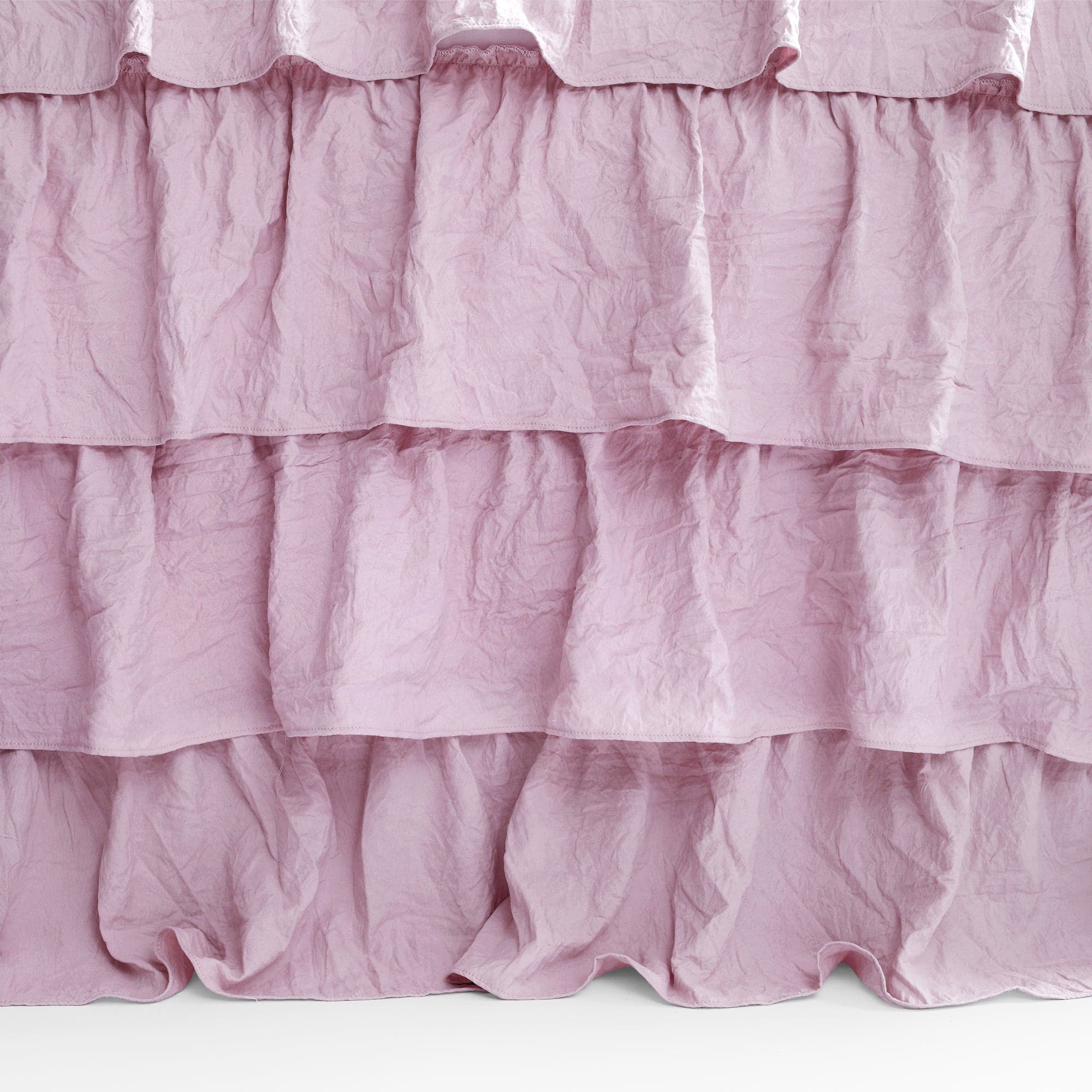 Allison Ruffle Skirt Bedspread Set - Elegant Floral Printed Queen Size Bedding with Ruffled Skirt | Perfect for Master Bedroom, Guest Room & Vacation Home Decor