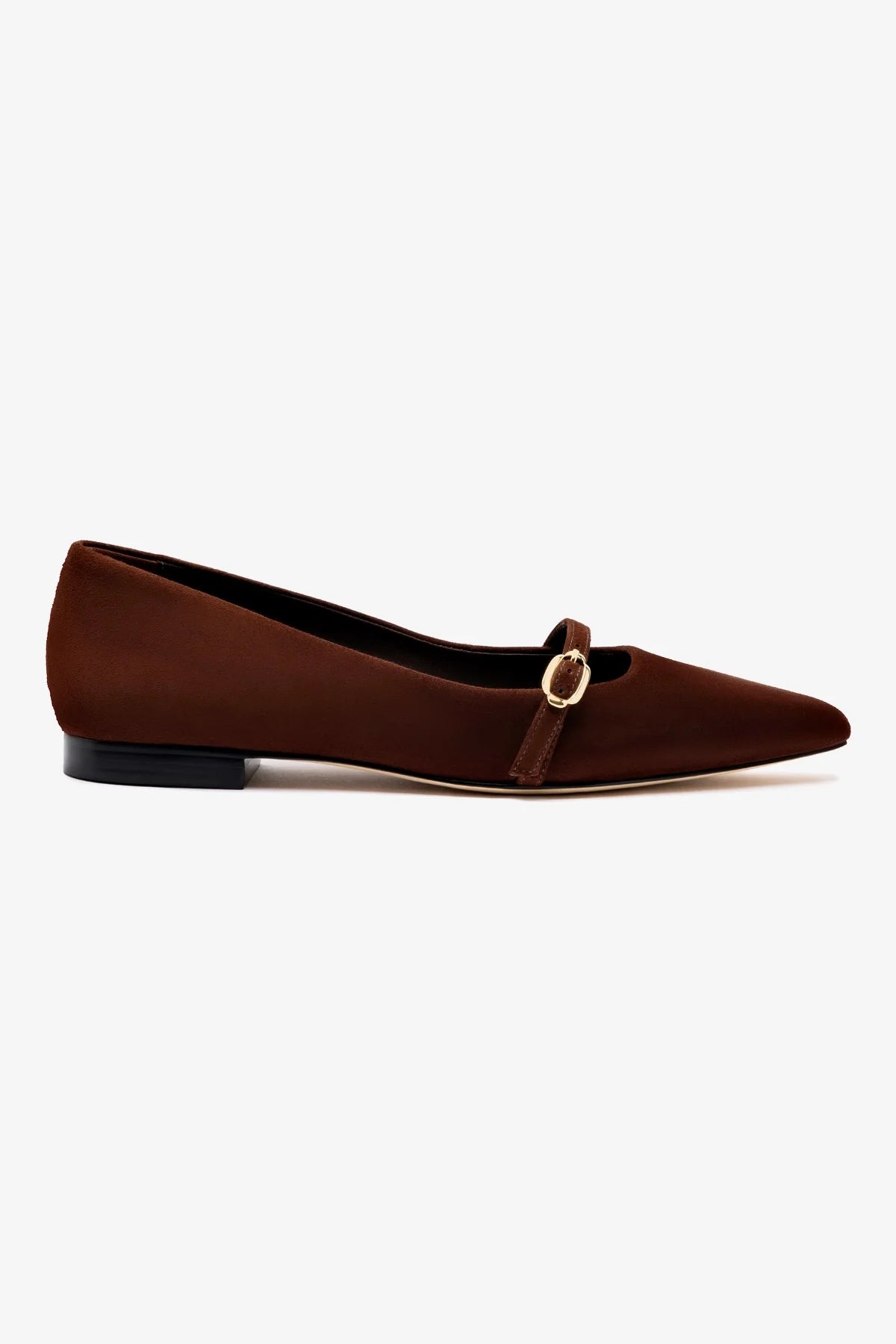 Brown Suede Irene Flat Shoes for Women - Comfortable & Stylish Loafers for Casual Wear, Office & Travel